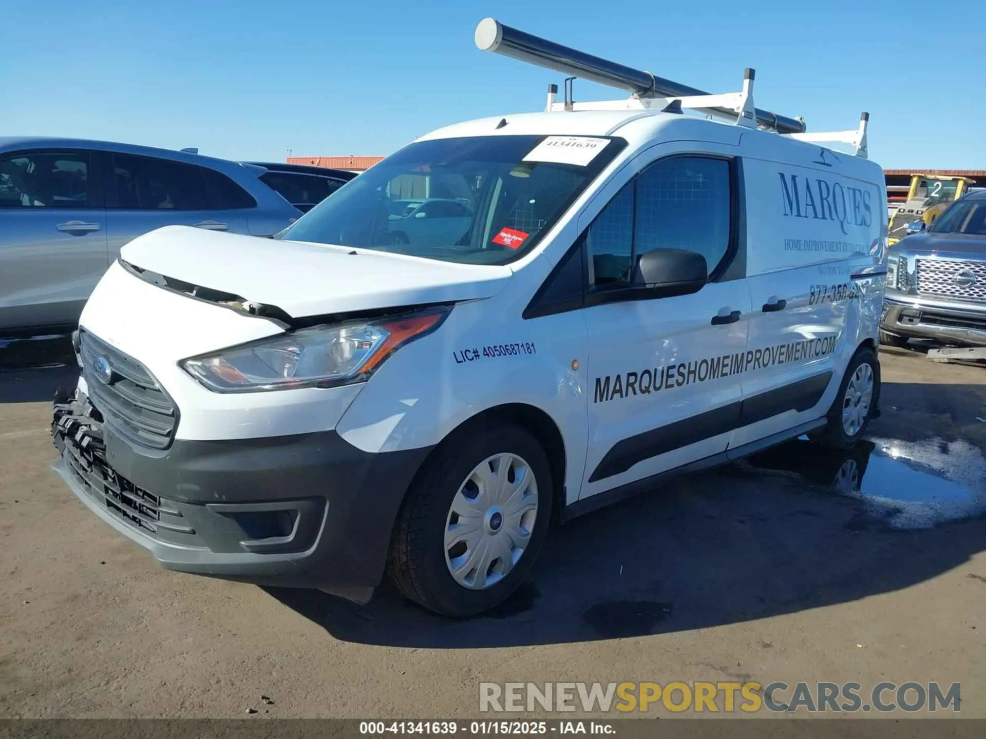 2 fotografías del automóvil dañado NM0LS7E26K1414341 FORD TRANSIT CONNECT 2019