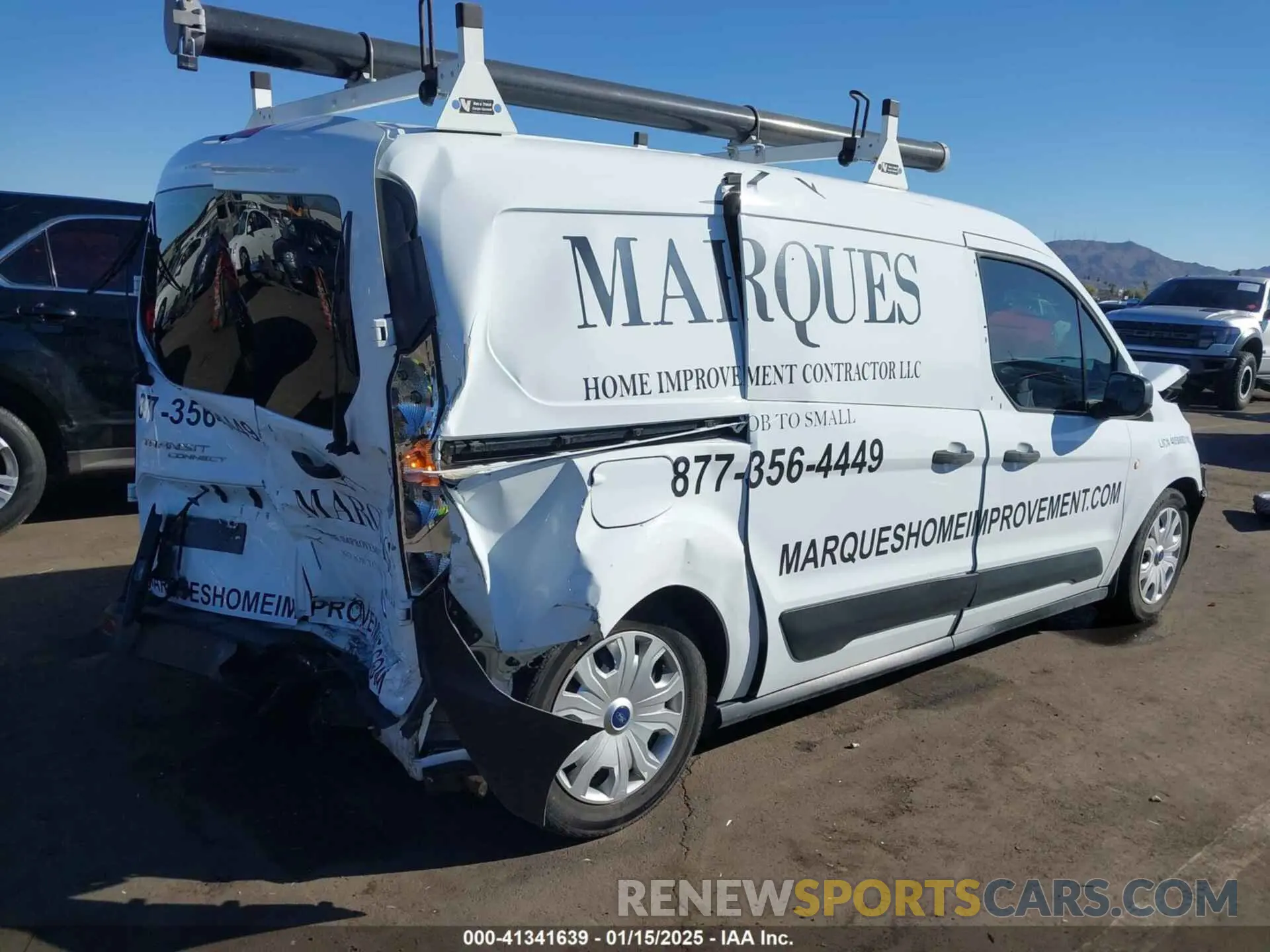 4 fotografías del automóvil dañado NM0LS7E26K1414341 FORD TRANSIT CONNECT 2019