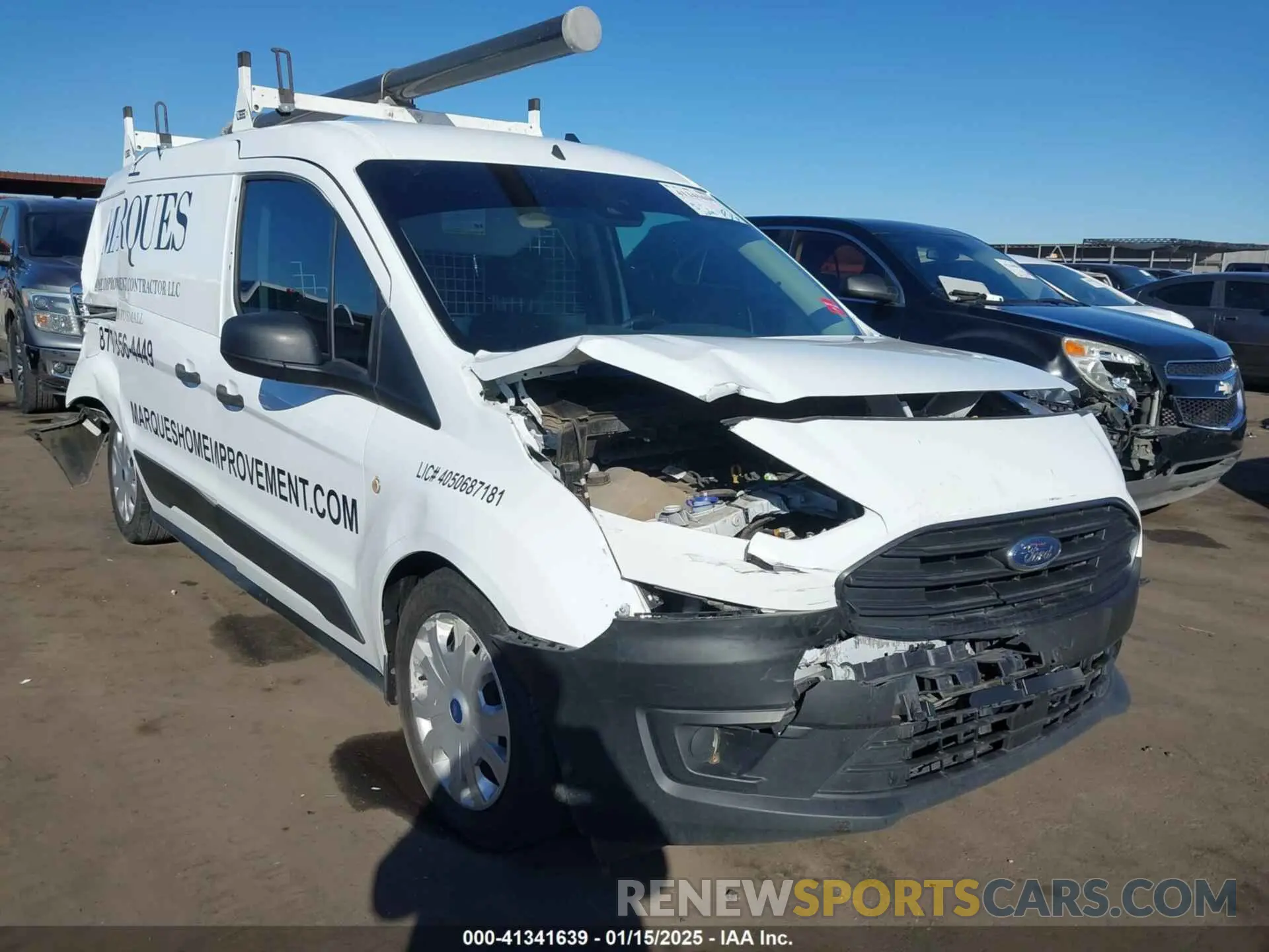 6 fotografías del automóvil dañado NM0LS7E26K1414341 FORD TRANSIT CONNECT 2019