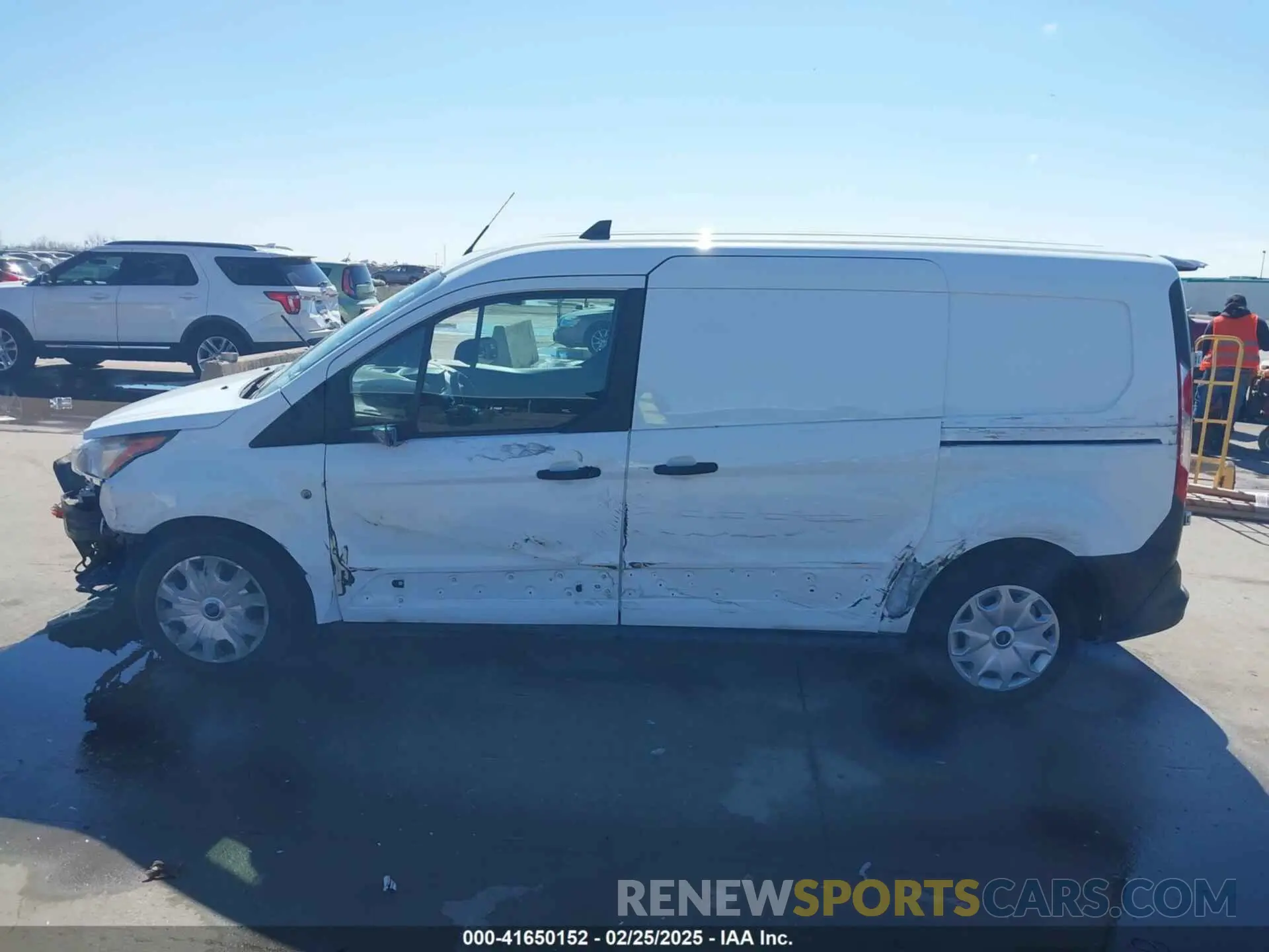 15 fotografías del automóvil dañado NM0LS7E27K1386176 FORD TRANSIT CONNECT 2019