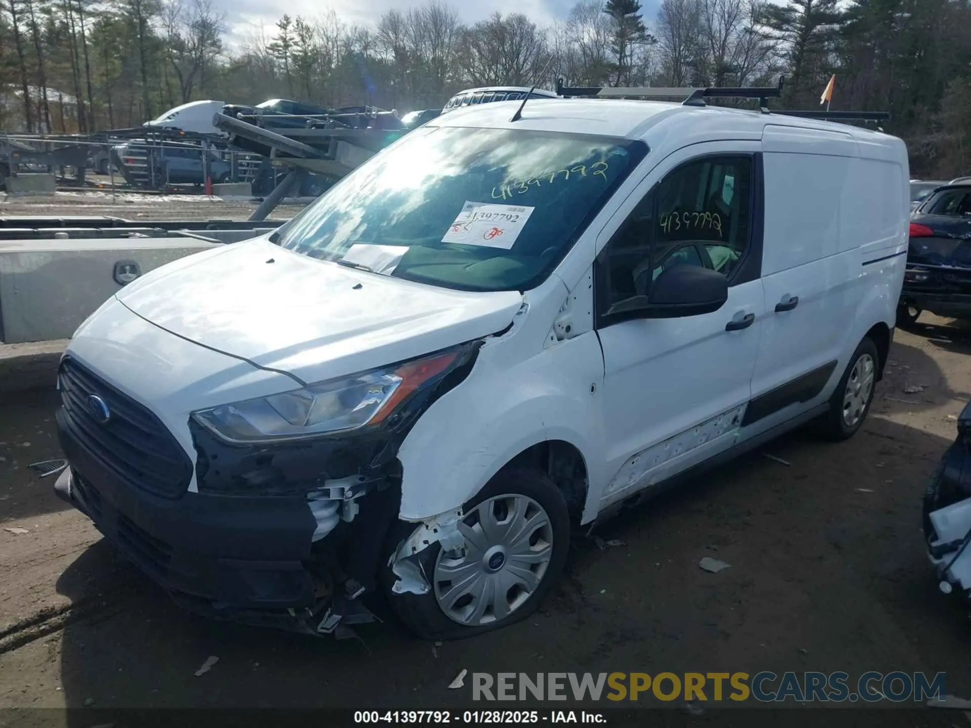 2 fotografías del automóvil dañado NM0LS7E28K1391967 FORD TRANSIT CONNECT 2019