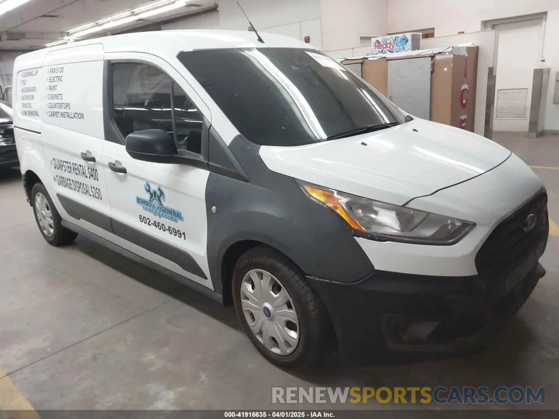 1 fotografías del automóvil dañado NM0LS7E28K1416009 FORD TRANSIT CONNECT 2019
