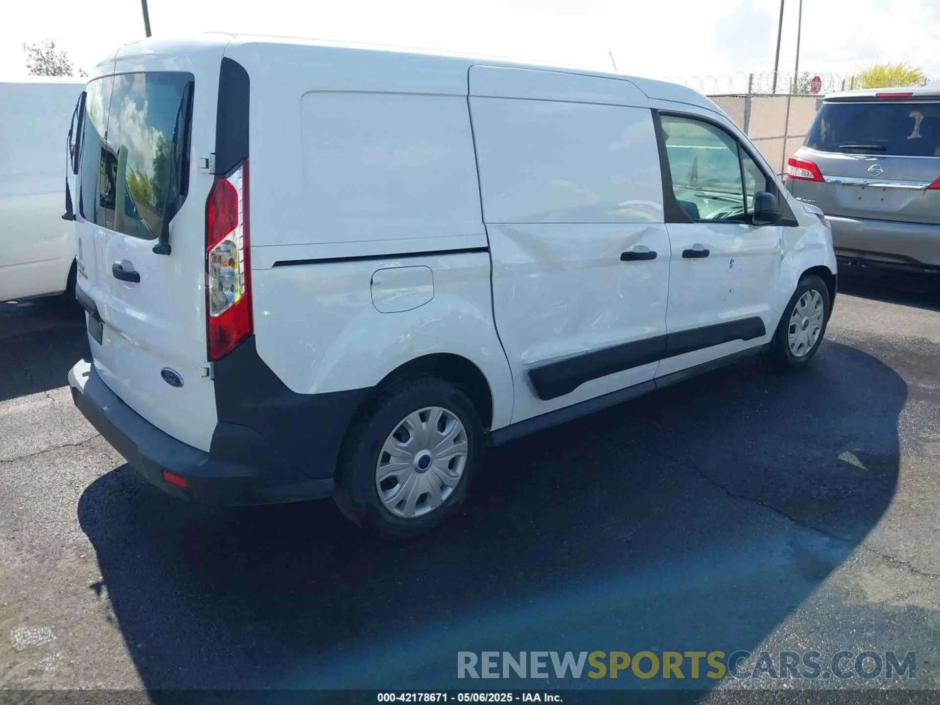 4 fotografías del automóvil dañado NM0LS7E29K1417122 FORD TRANSIT CONNECT 2019