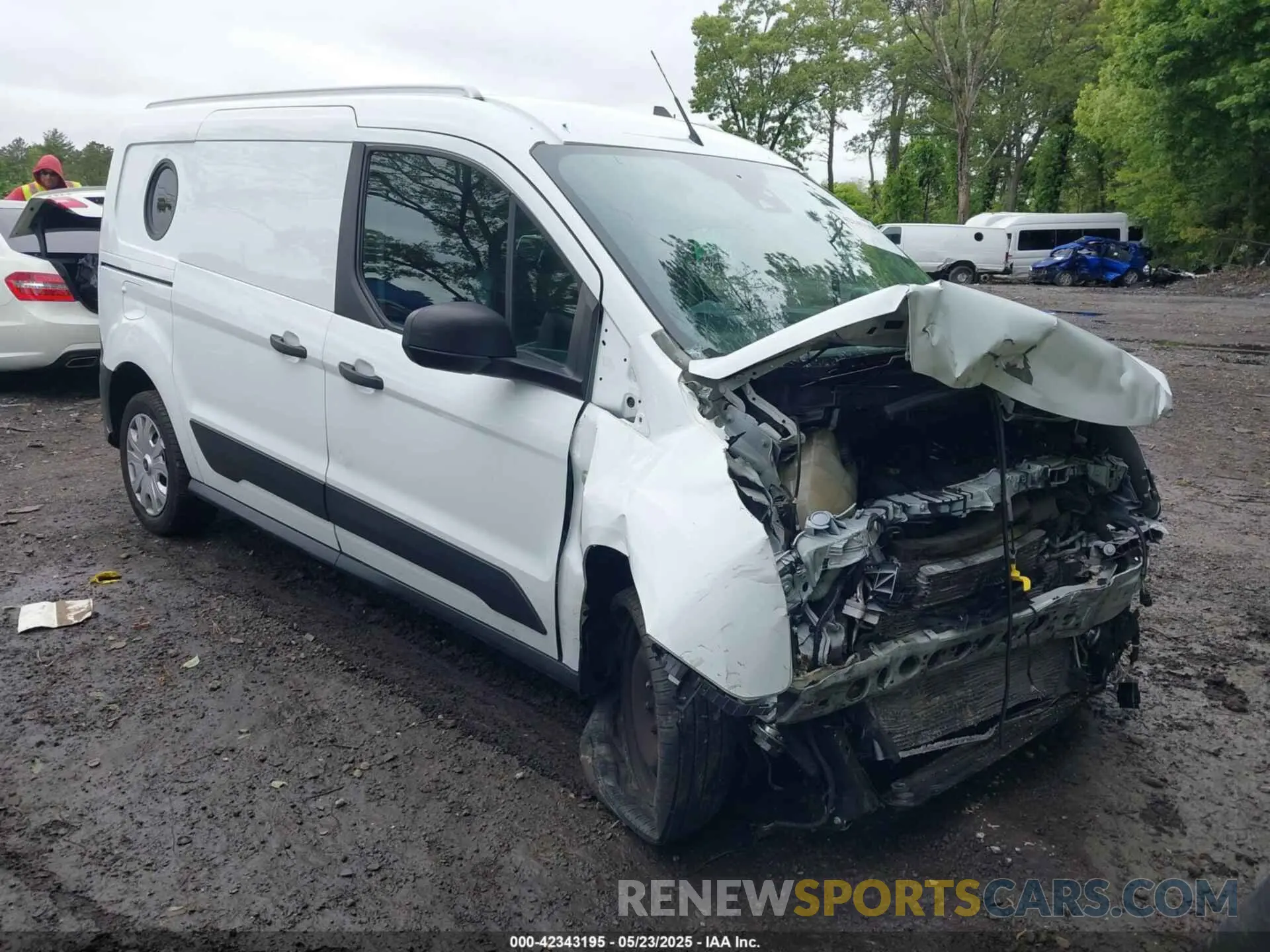 1 fotografías del automóvil dañado NM0LS7E2XK1406968 FORD TRANSIT CONNECT 2019
