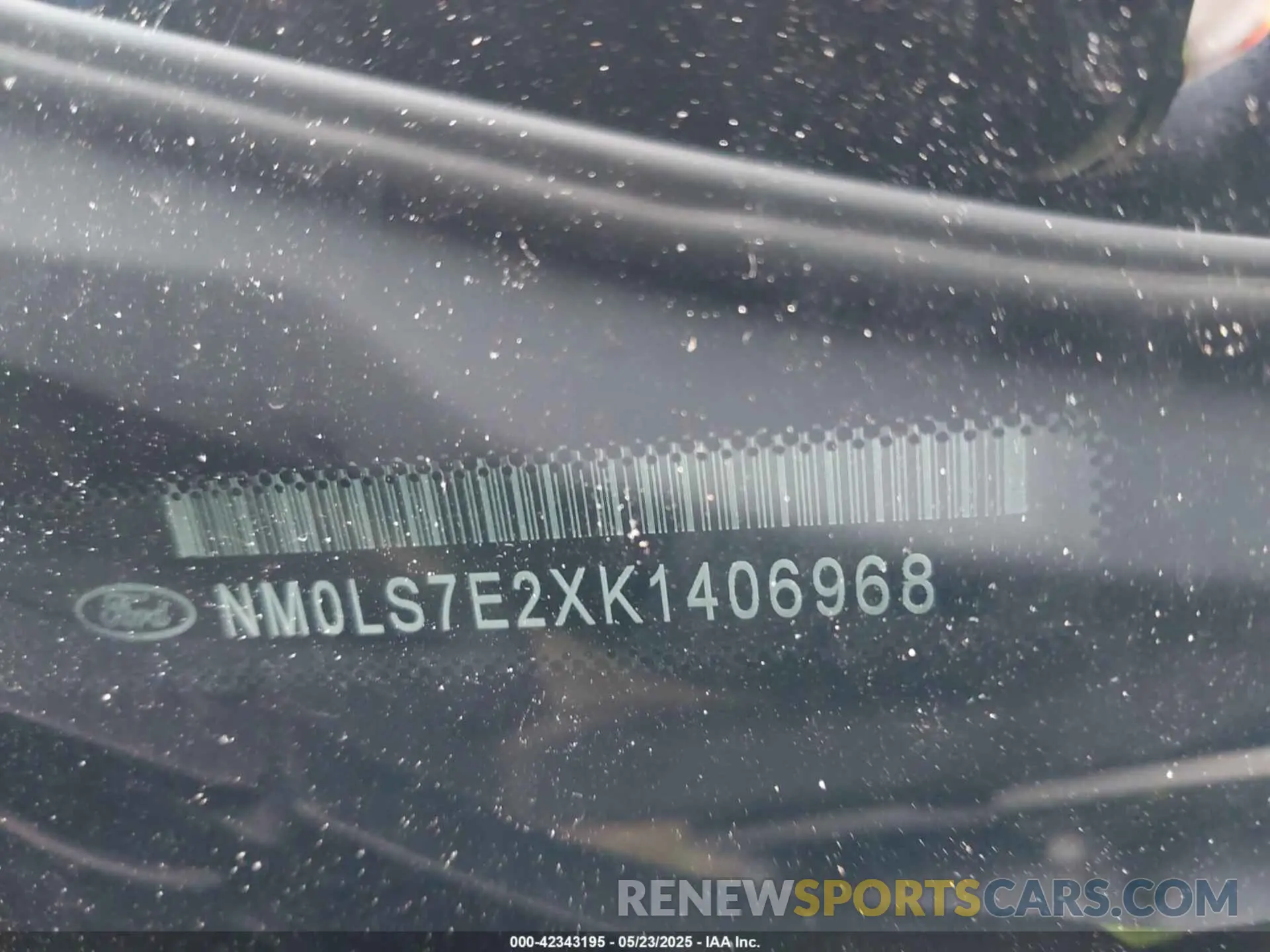 17 fotografías del automóvil dañado NM0LS7E2XK1406968 FORD TRANSIT CONNECT 2019