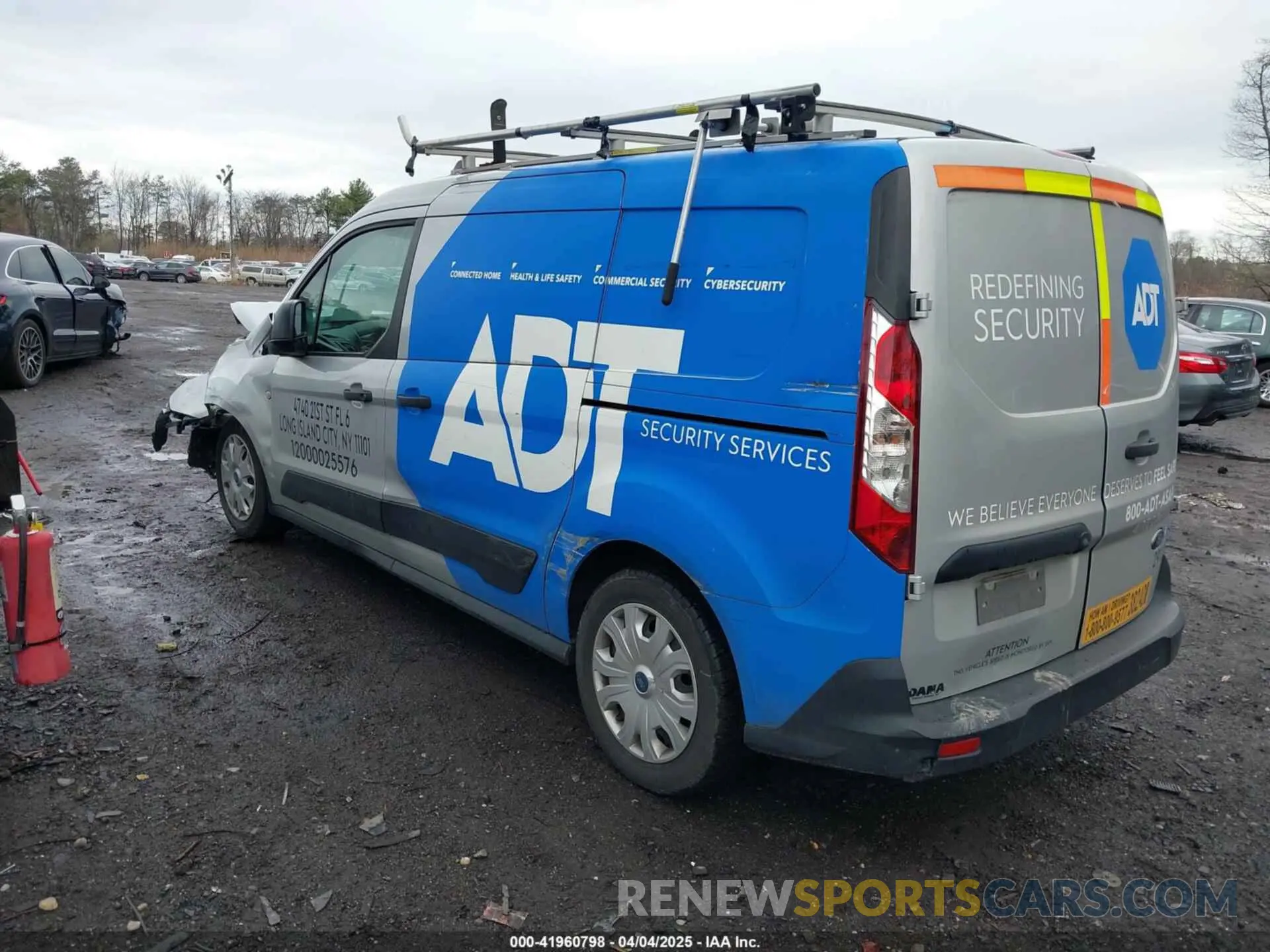 3 fotografías del automóvil dañado NM0LS7F2XK1414910 FORD TRANSIT CONNECT 2019