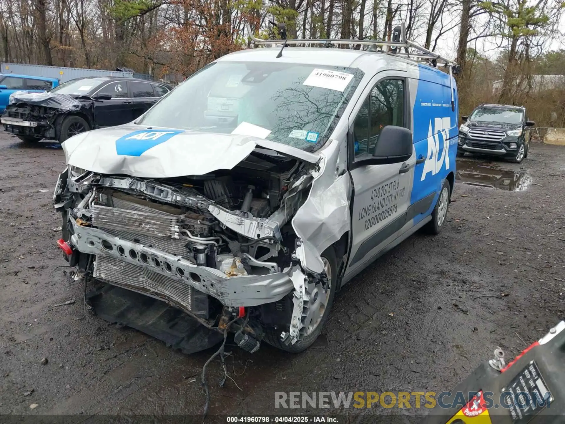6 fotografías del automóvil dañado NM0LS7F2XK1414910 FORD TRANSIT CONNECT 2019