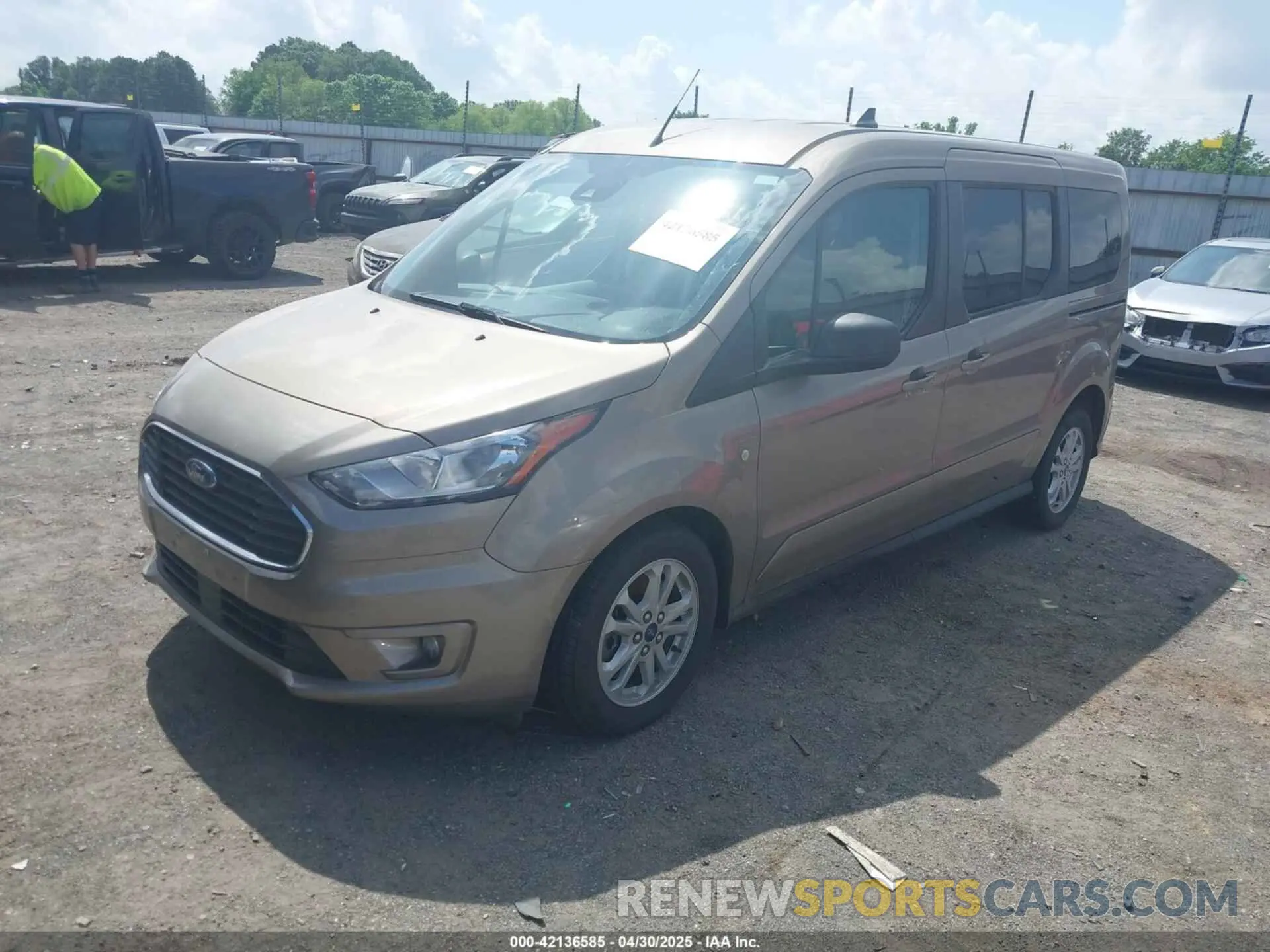 2 fotografías del automóvil dañado NM0GE9F25L1456908 FORD TRANSIT CONNECT 2020