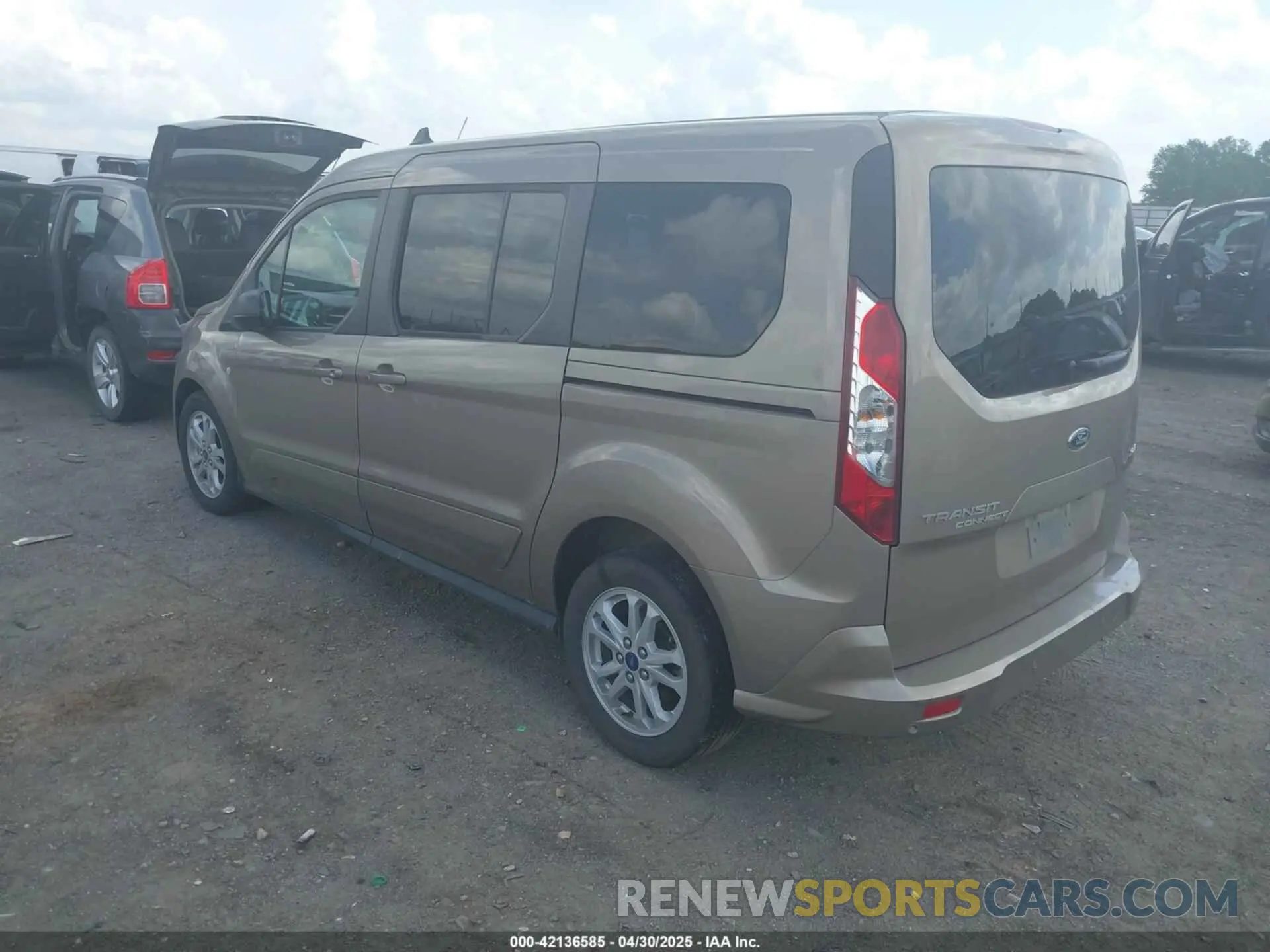 3 fotografías del automóvil dañado NM0GE9F25L1456908 FORD TRANSIT CONNECT 2020