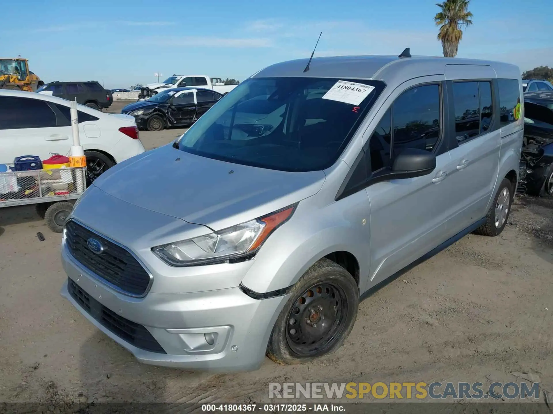 2 fotografías del automóvil dañado NM0GS9F23L1449593 FORD TRANSIT CONNECT 2020