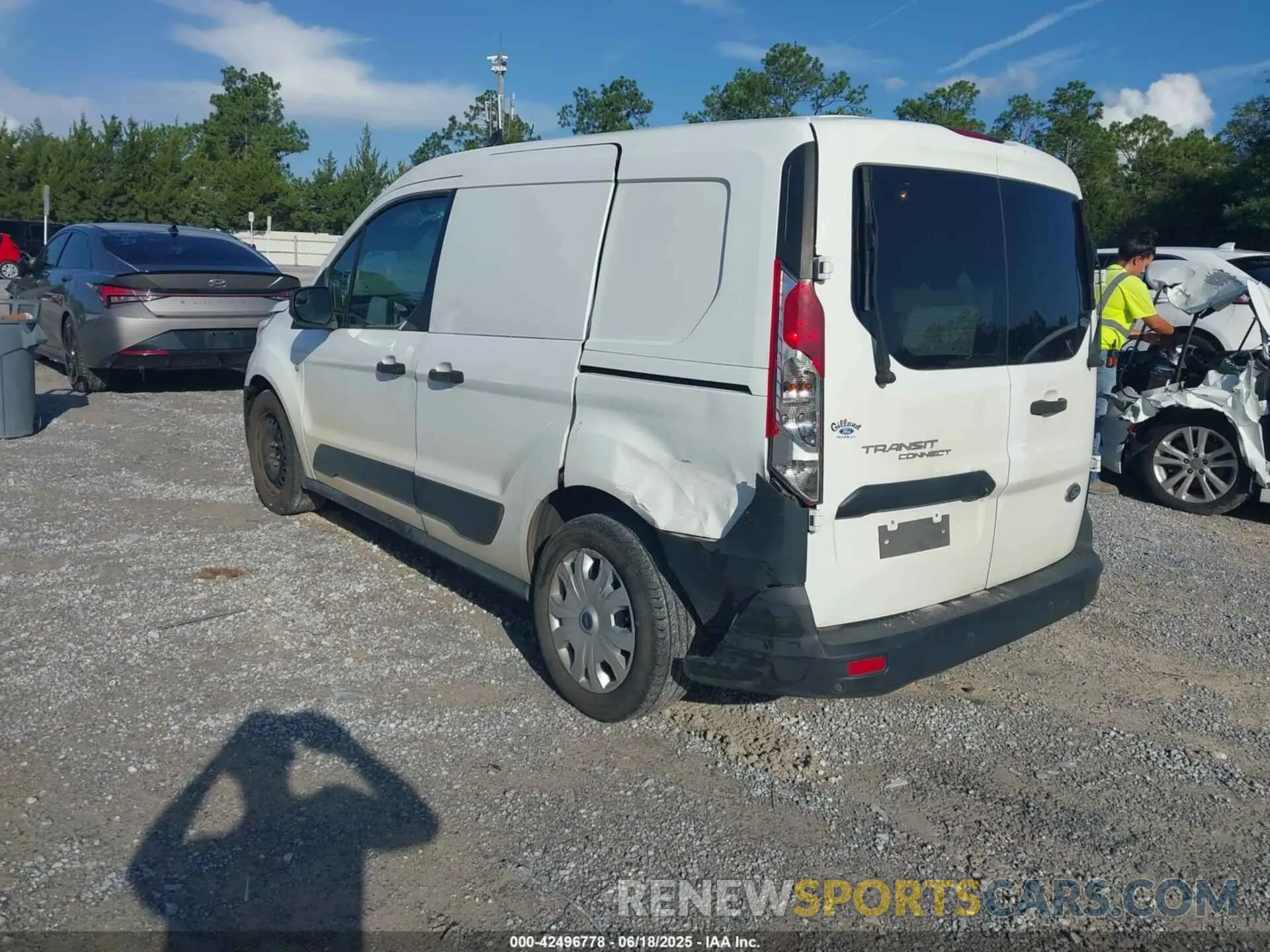 3 fotografías del automóvil dañado NM0LS6E24L1437421 FORD TRANSIT CONNECT 2020