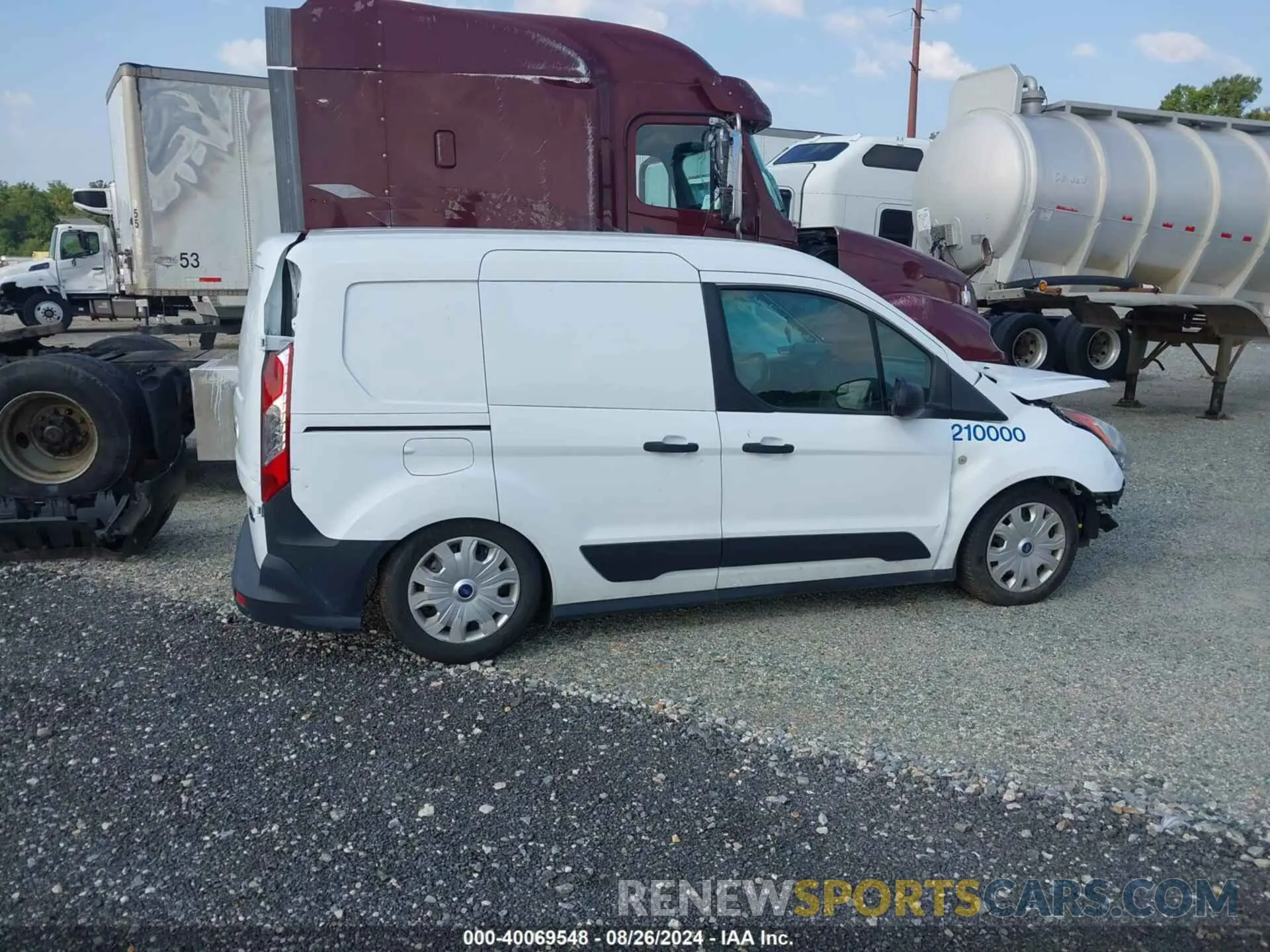 14 fotografías del automóvil dañado NM0LS6E74L1435888 FORD TRANSIT CONNECT 2020