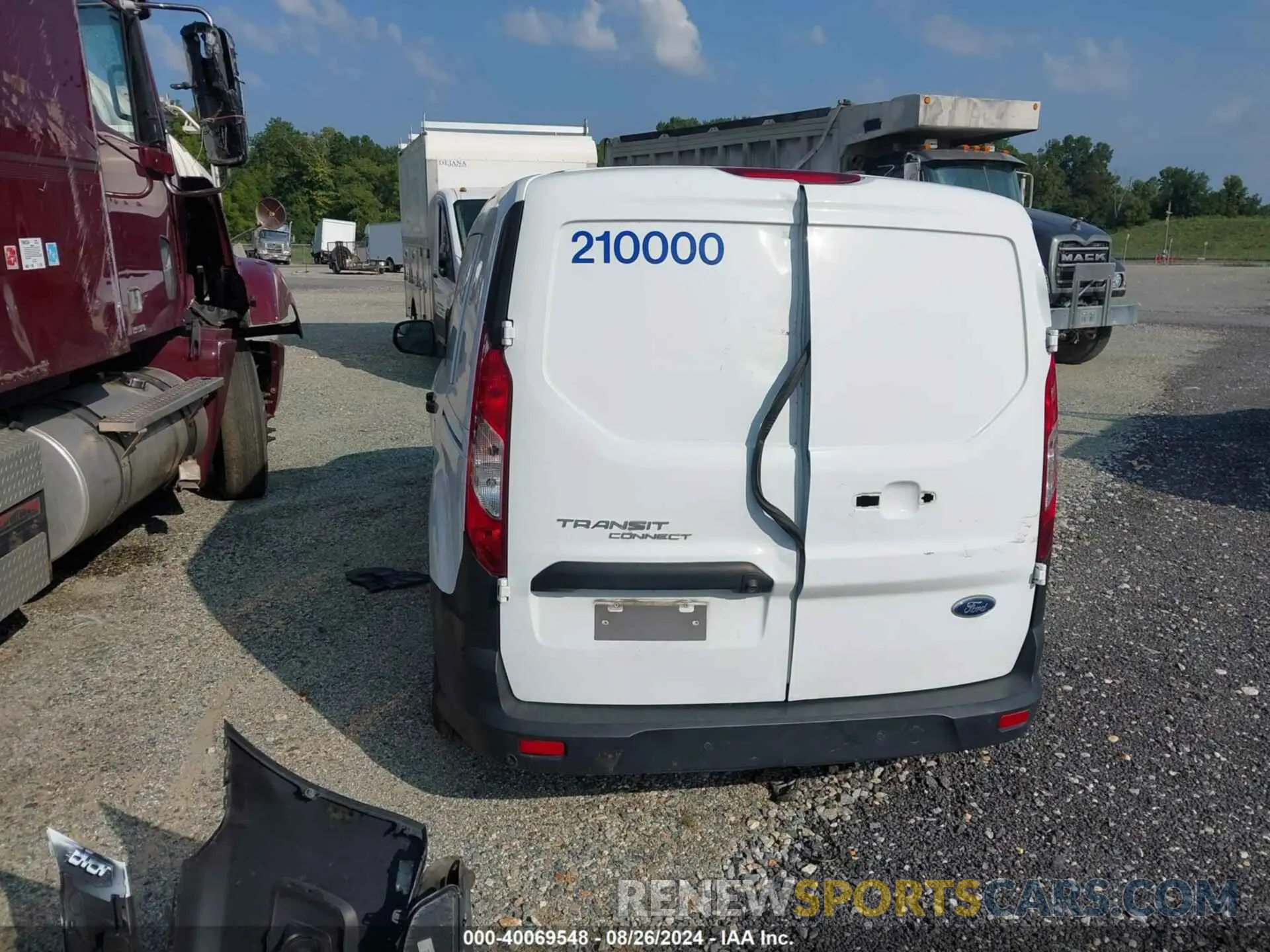 17 fotografías del automóvil dañado NM0LS6E74L1435888 FORD TRANSIT CONNECT 2020