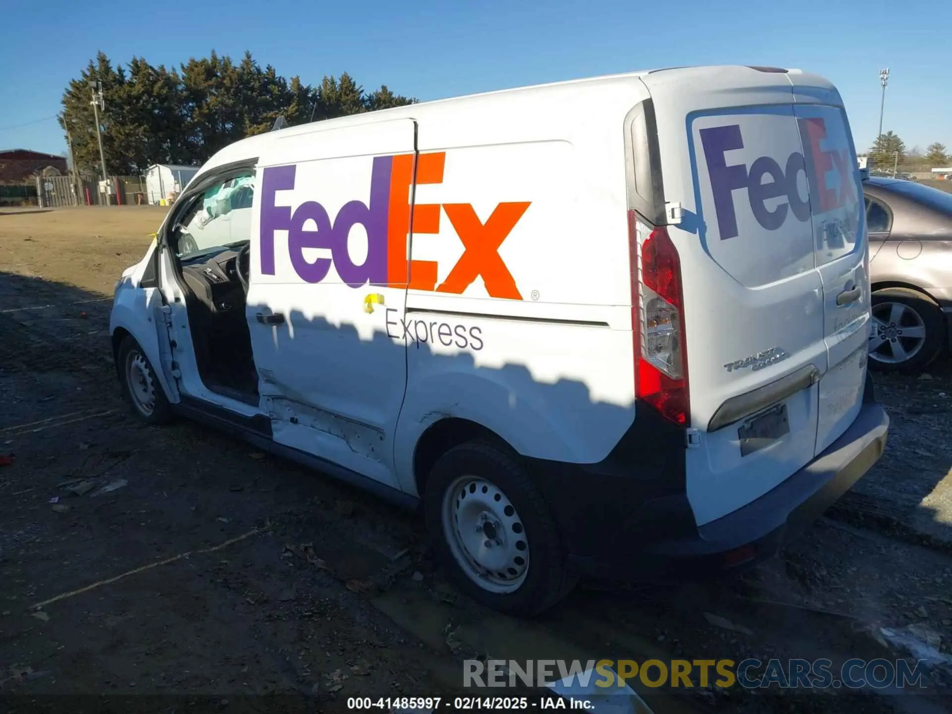 3 fotografías del automóvil dañado NM0LS7E20L1435655 FORD TRANSIT CONNECT 2020