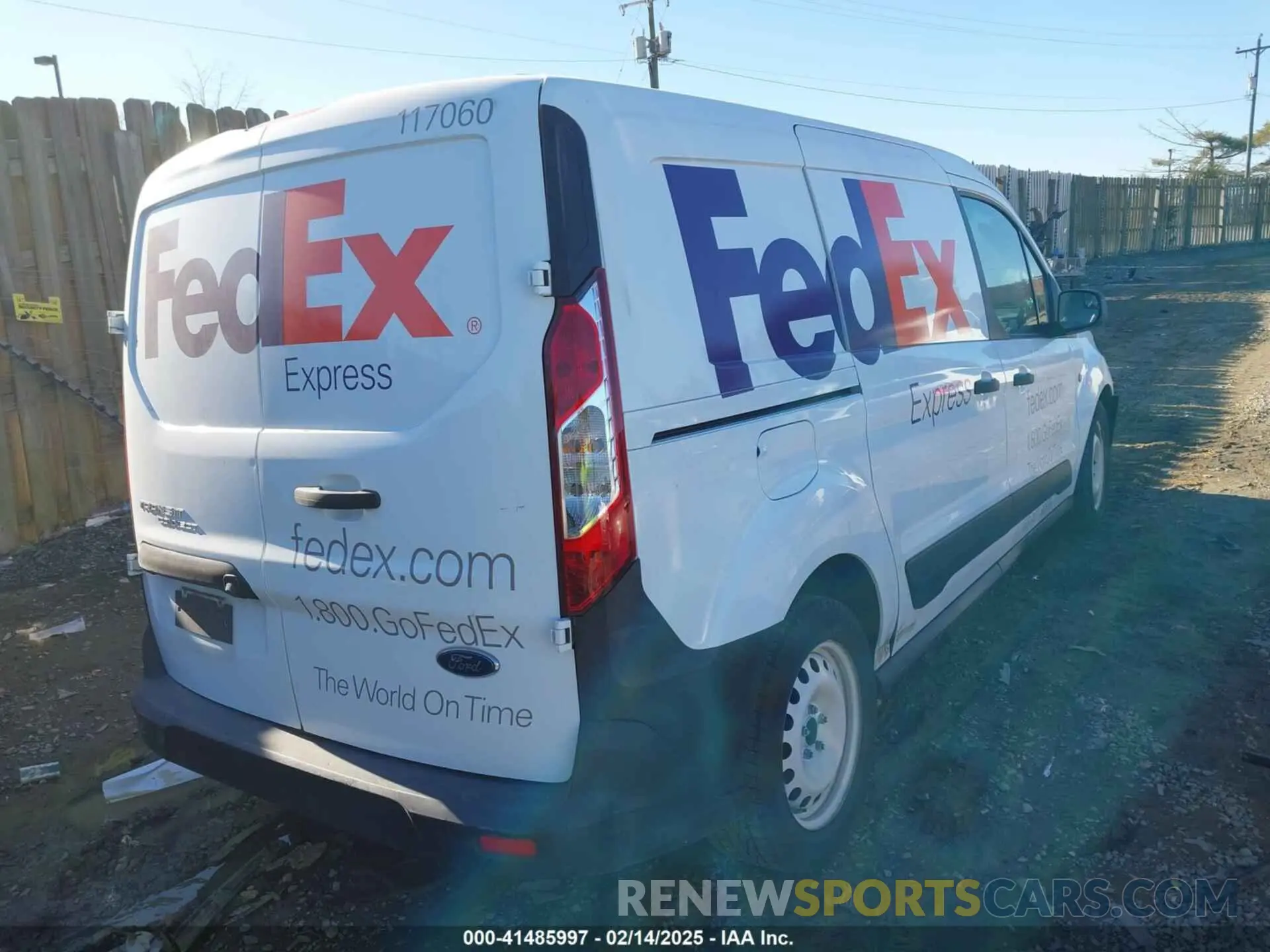 4 fotografías del automóvil dañado NM0LS7E20L1435655 FORD TRANSIT CONNECT 2020