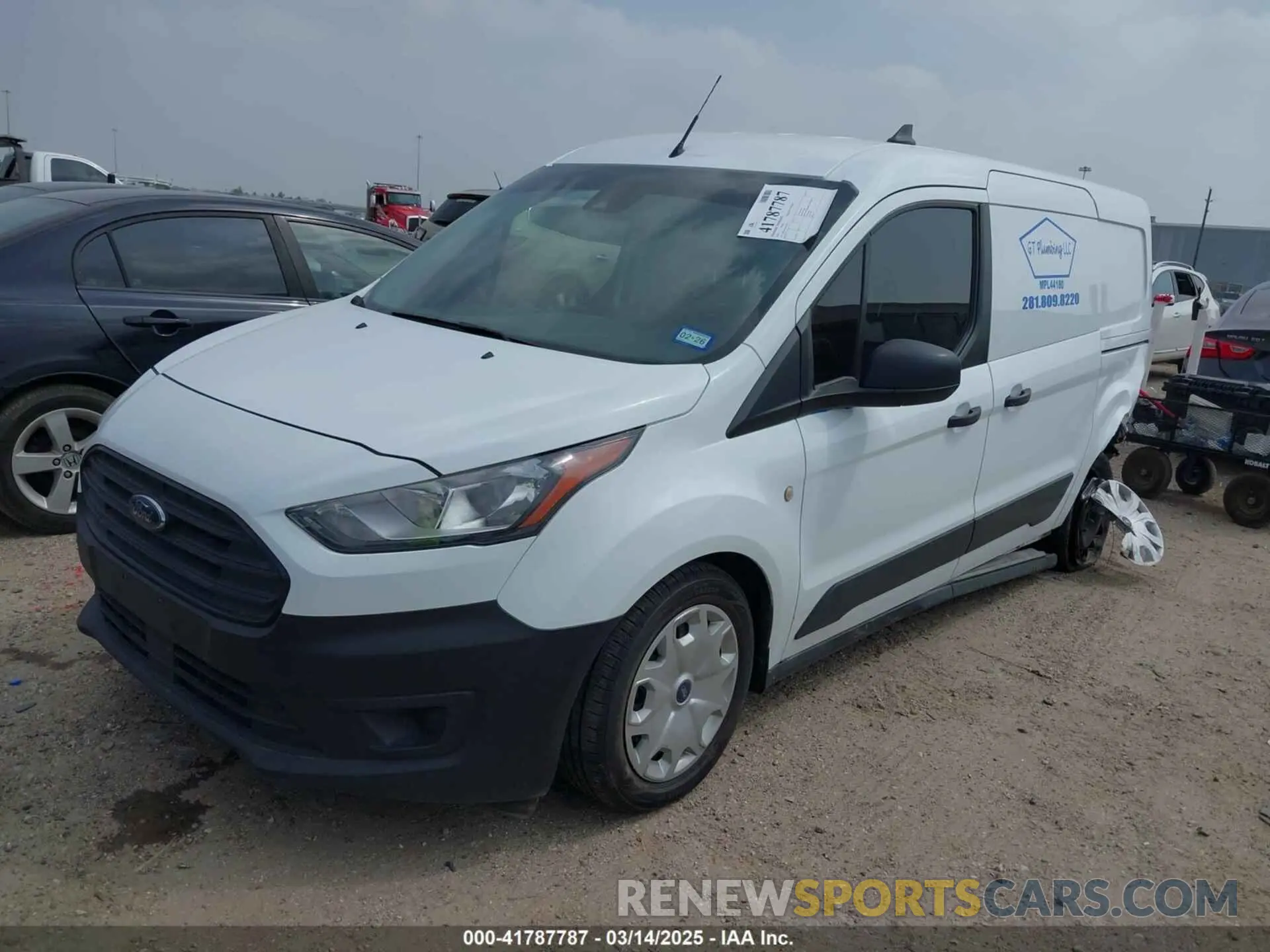2 fotografías del automóvil dañado NM0LS7E20L1472172 FORD TRANSIT CONNECT 2020