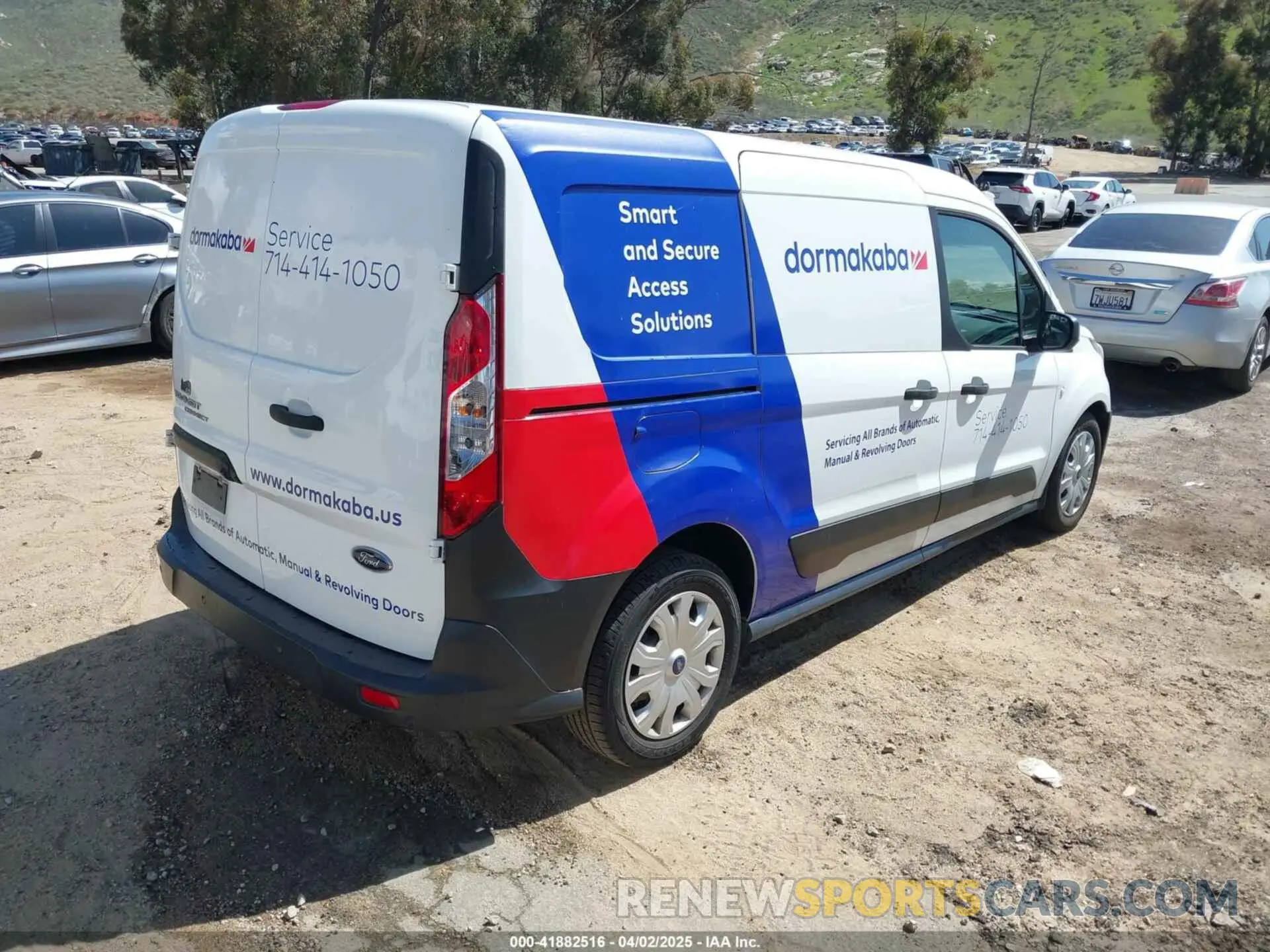 4 fotografías del automóvil dañado NM0LS7E21L1478711 FORD TRANSIT CONNECT 2020