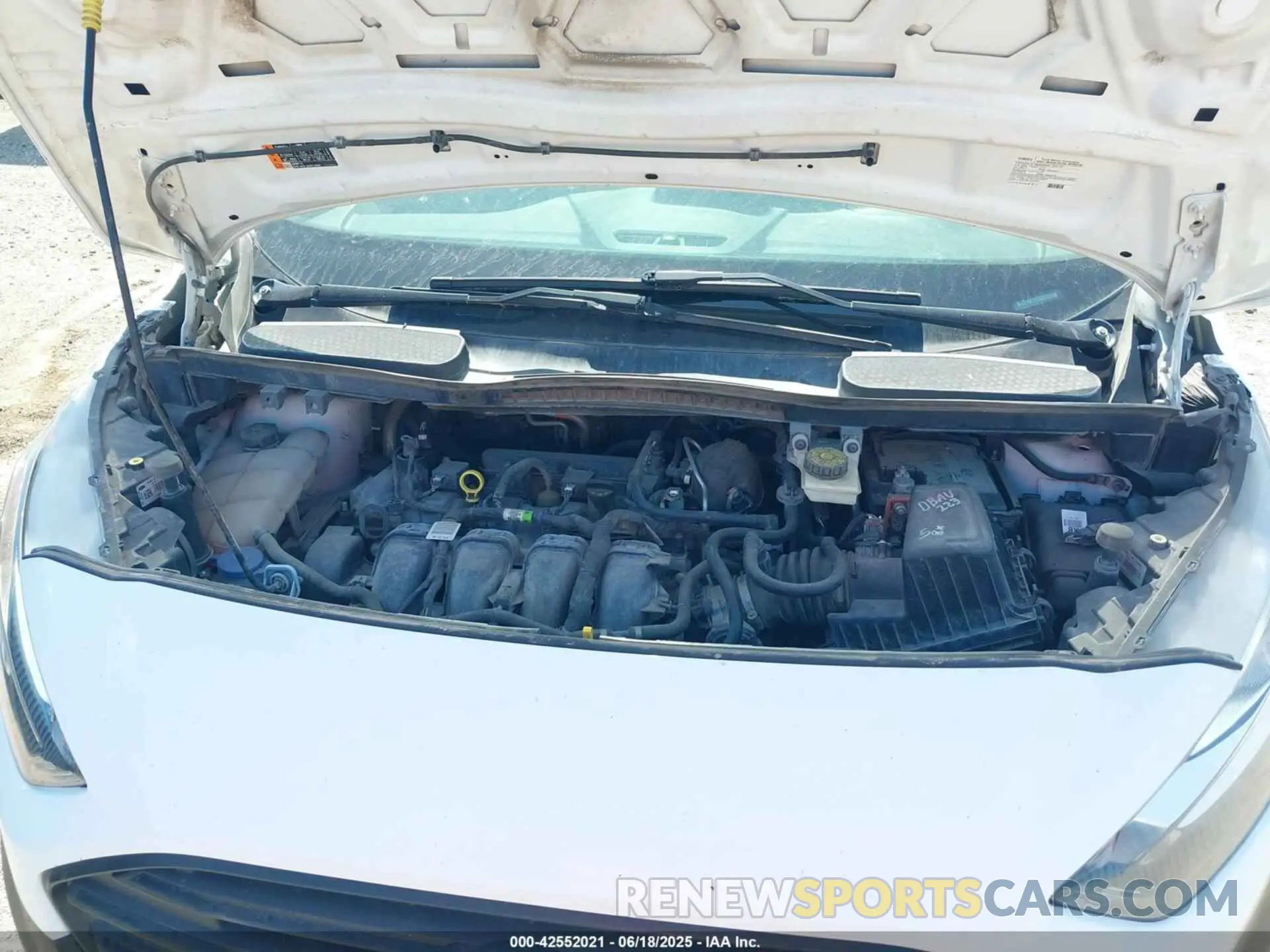 10 fotografías del automóvil dañado NM0LS7E21L1482726 FORD TRANSIT CONNECT 2020