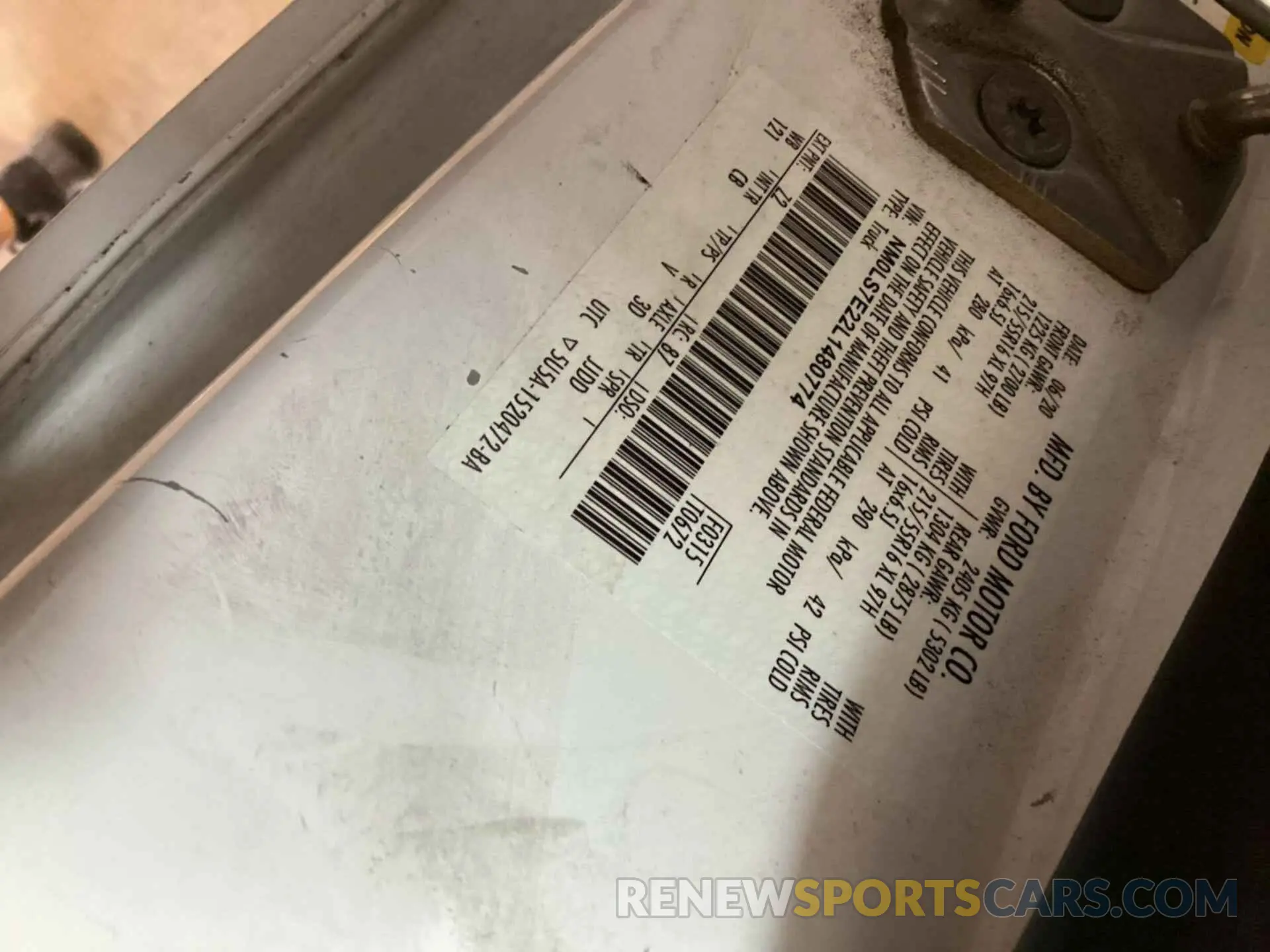 5 fotografías del automóvil dañado NM0LS7E22L1480774 FORD TRANSIT CONNECT 2020