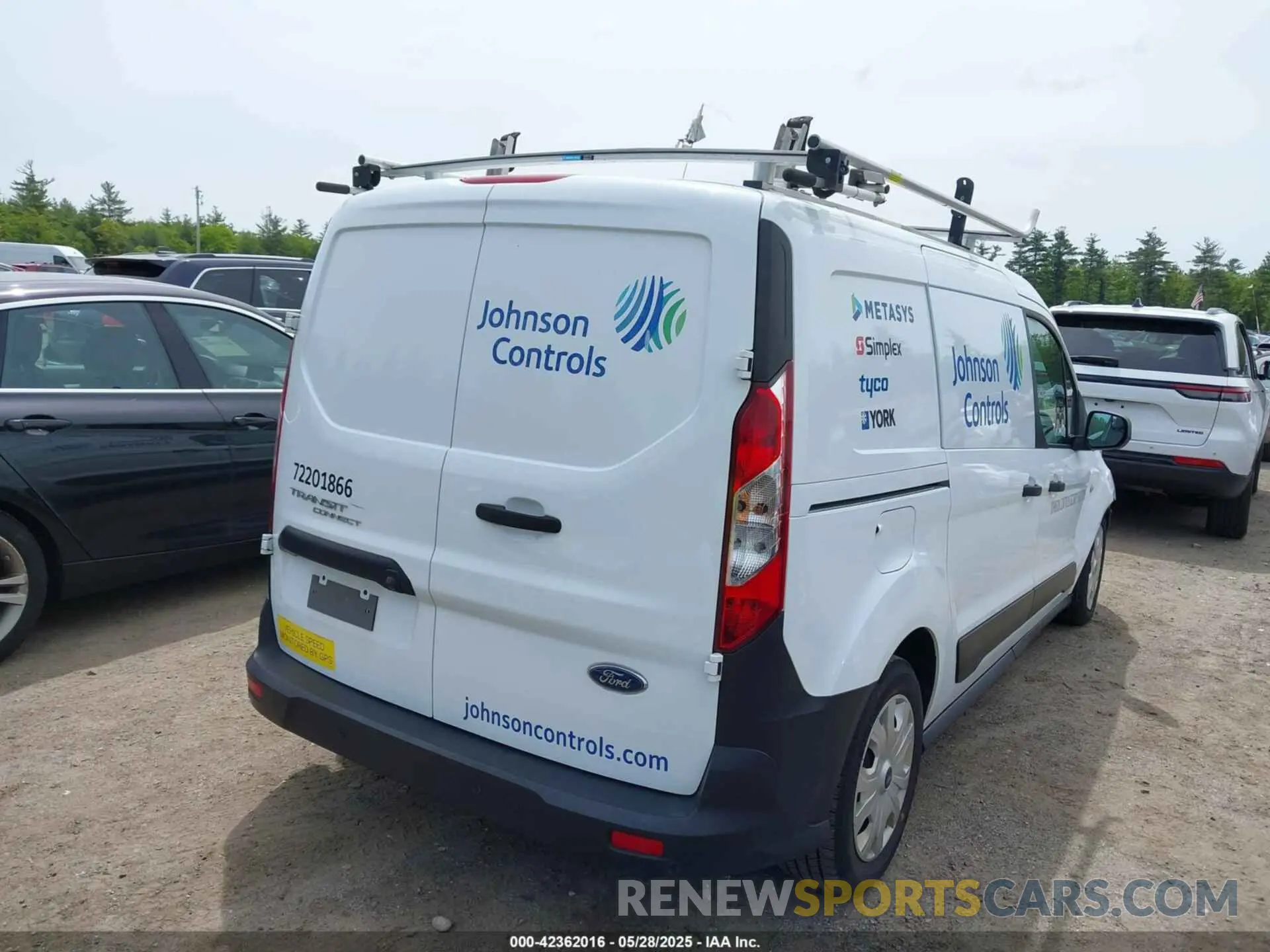 4 fotografías del automóvil dañado NM0LS7E23L1460565 FORD TRANSIT CONNECT 2020