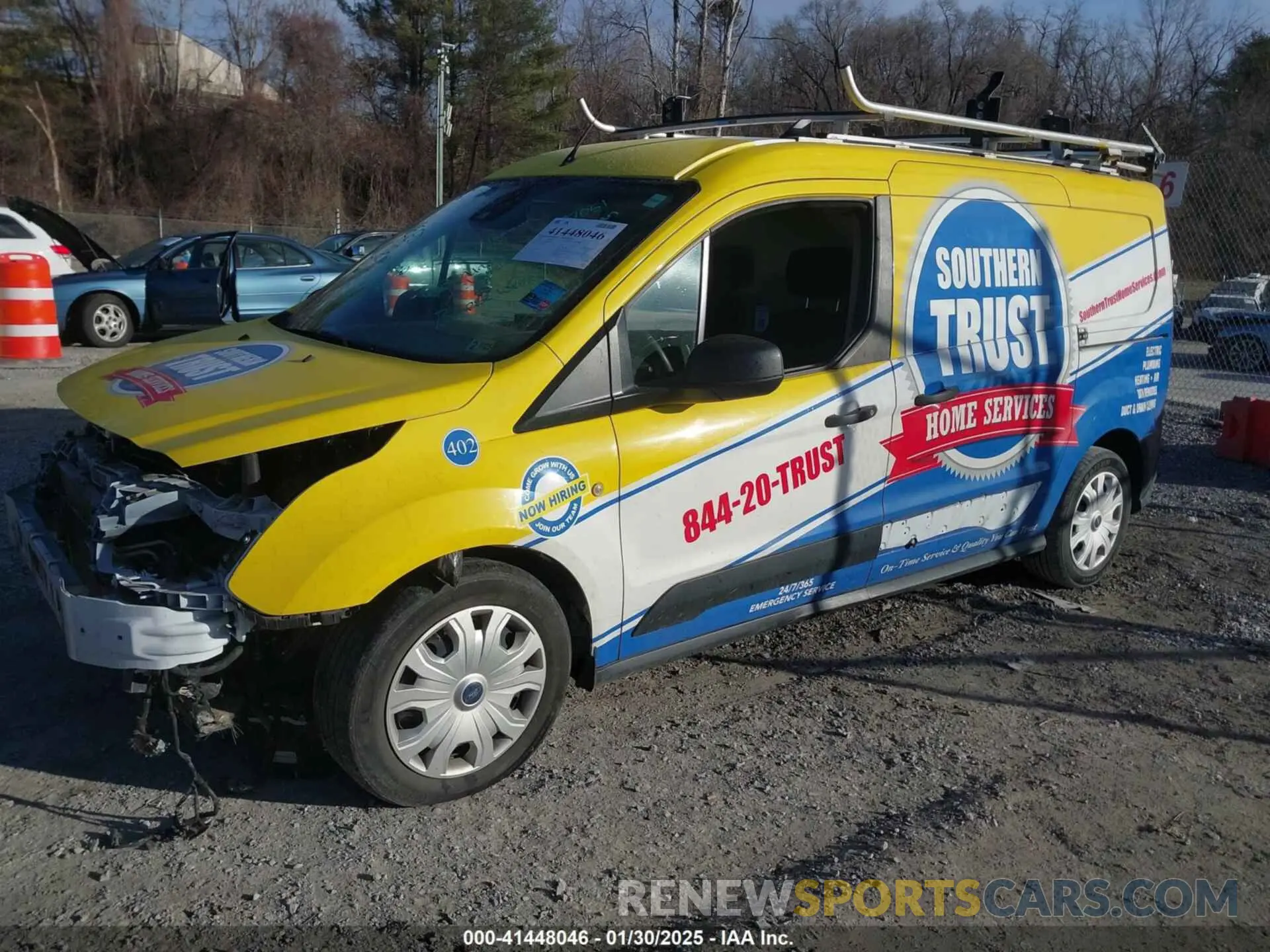 2 fotografías del automóvil dañado NM0LS7E25L1462169 FORD TRANSIT CONNECT 2020