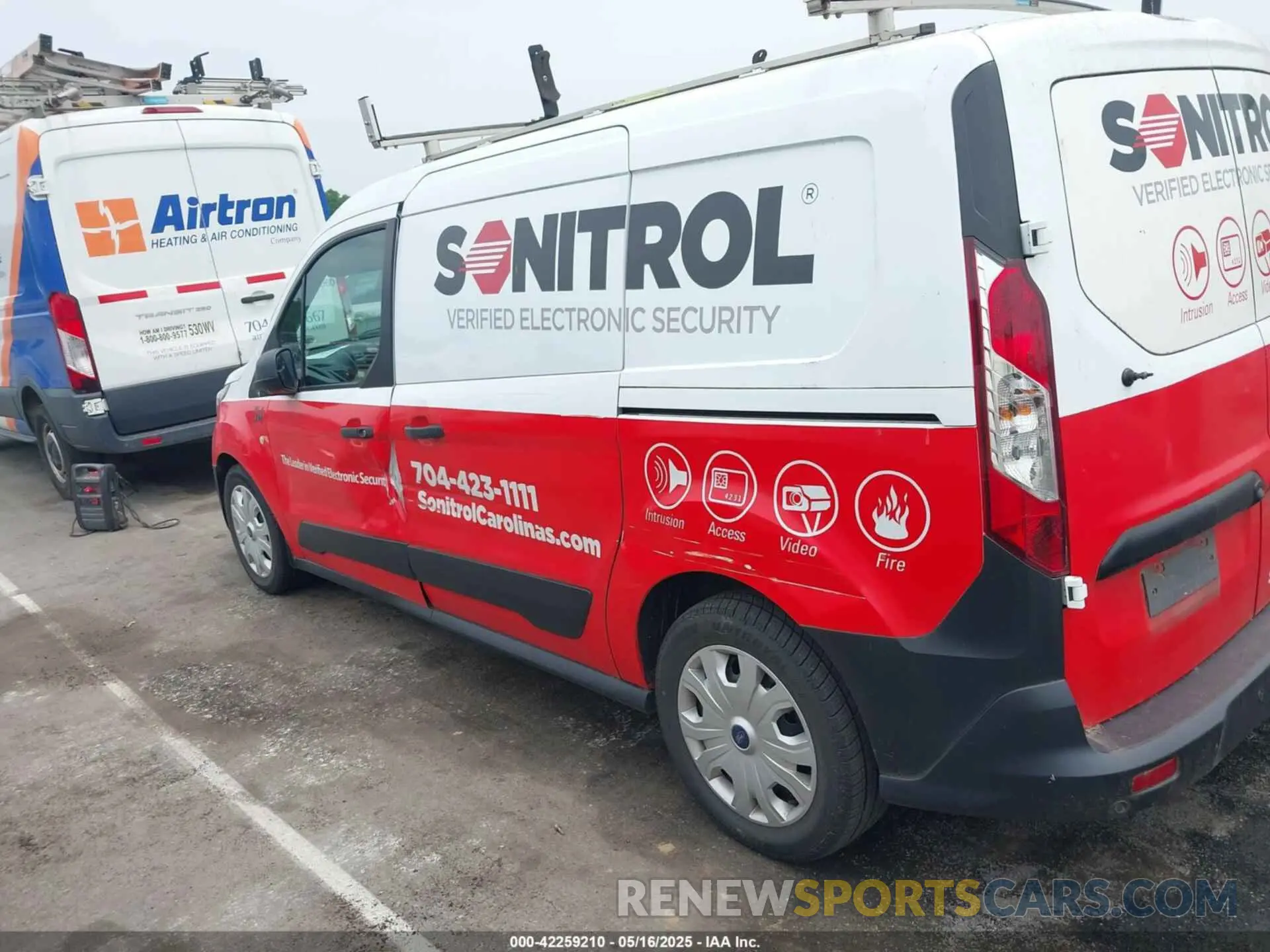 14 fotografías del automóvil dañado NM0LS7E26L1471351 FORD TRANSIT CONNECT 2020