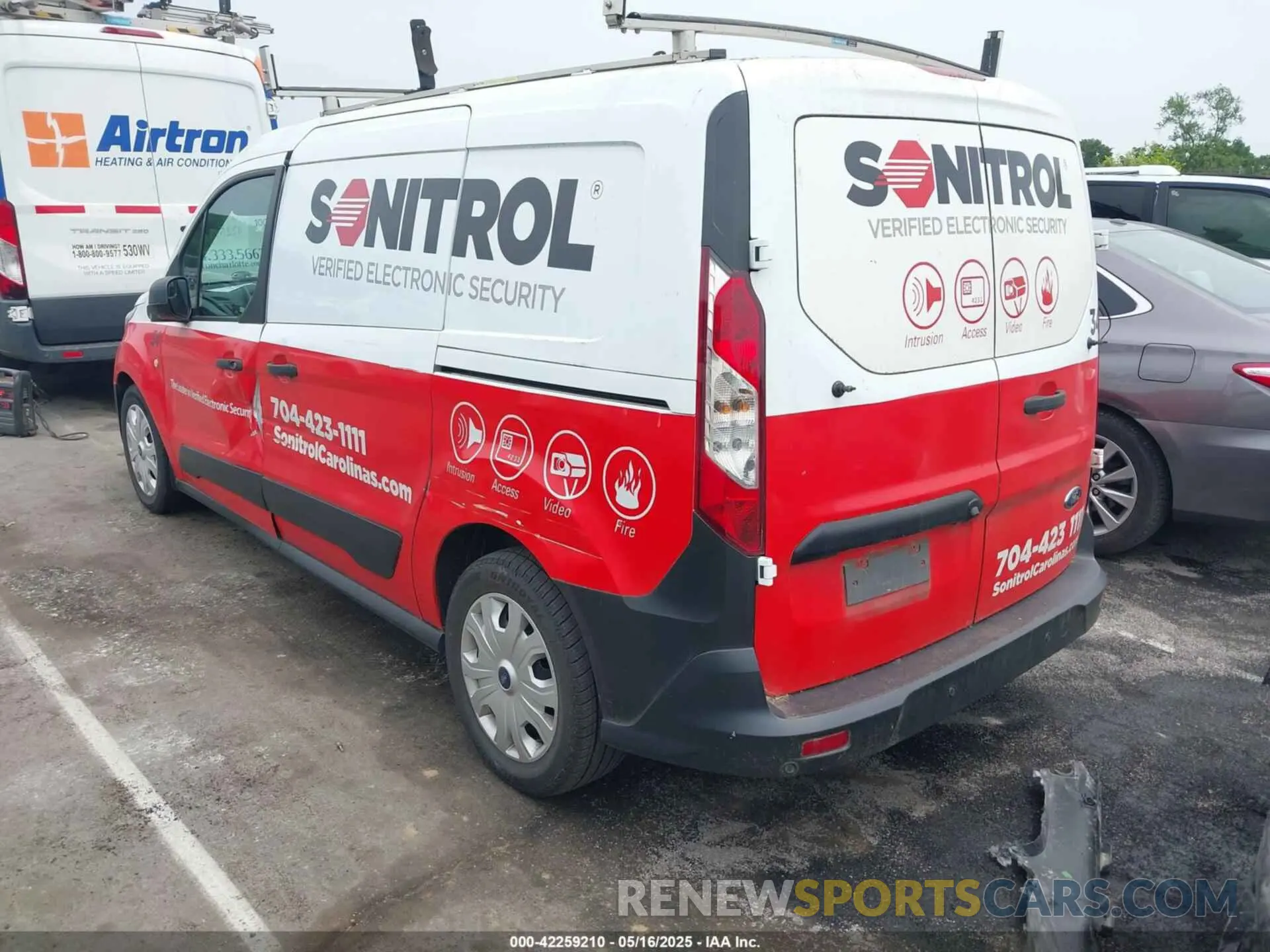 3 fotografías del automóvil dañado NM0LS7E26L1471351 FORD TRANSIT CONNECT 2020