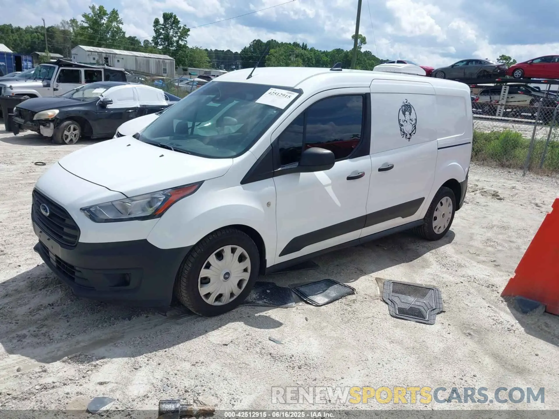 2 fotografías del automóvil dañado NM0LS7E26L1471530 FORD TRANSIT CONNECT 2020