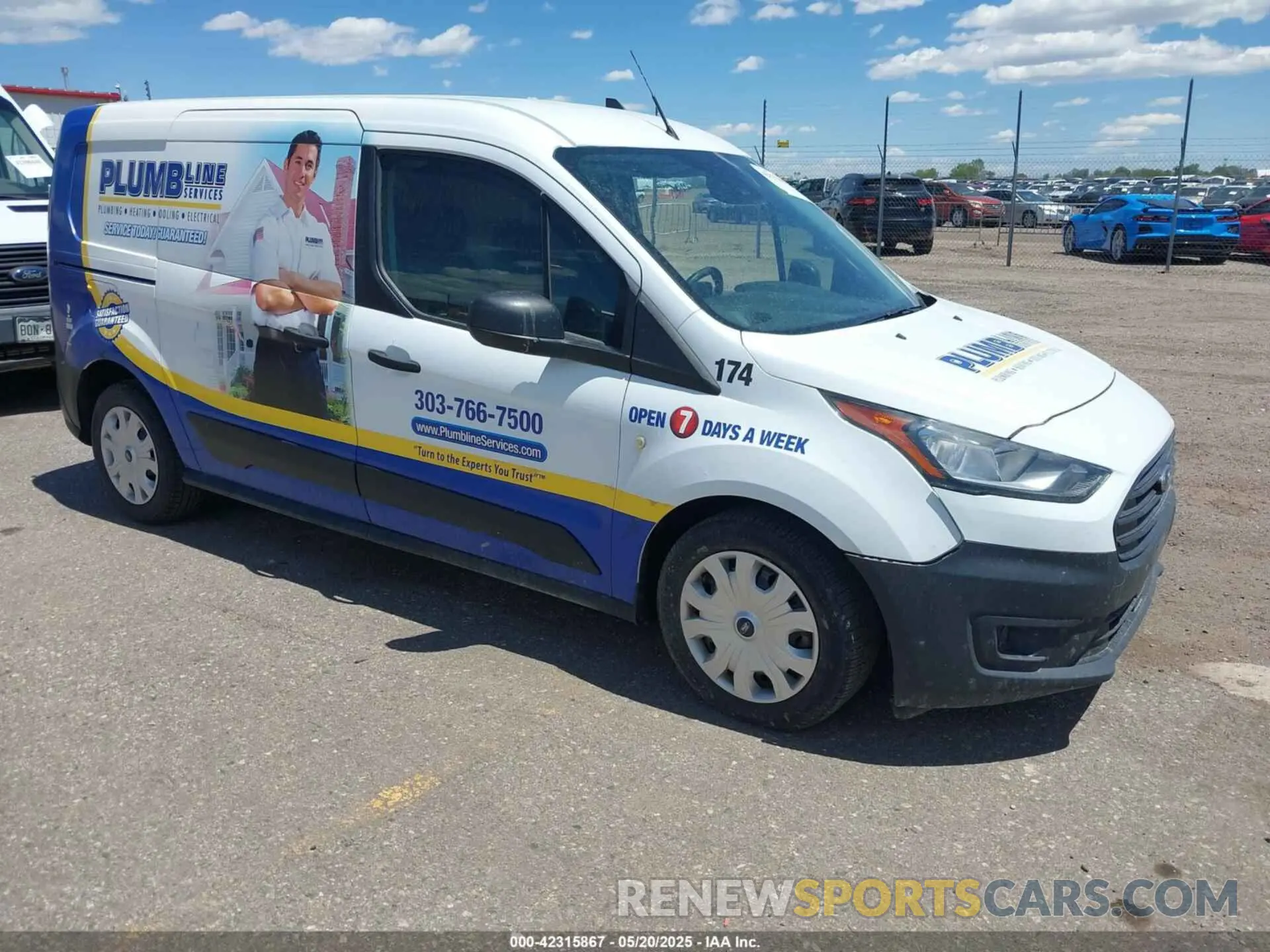 1 fotografías del automóvil dañado NM0LS7E28L1478172 FORD TRANSIT CONNECT 2020