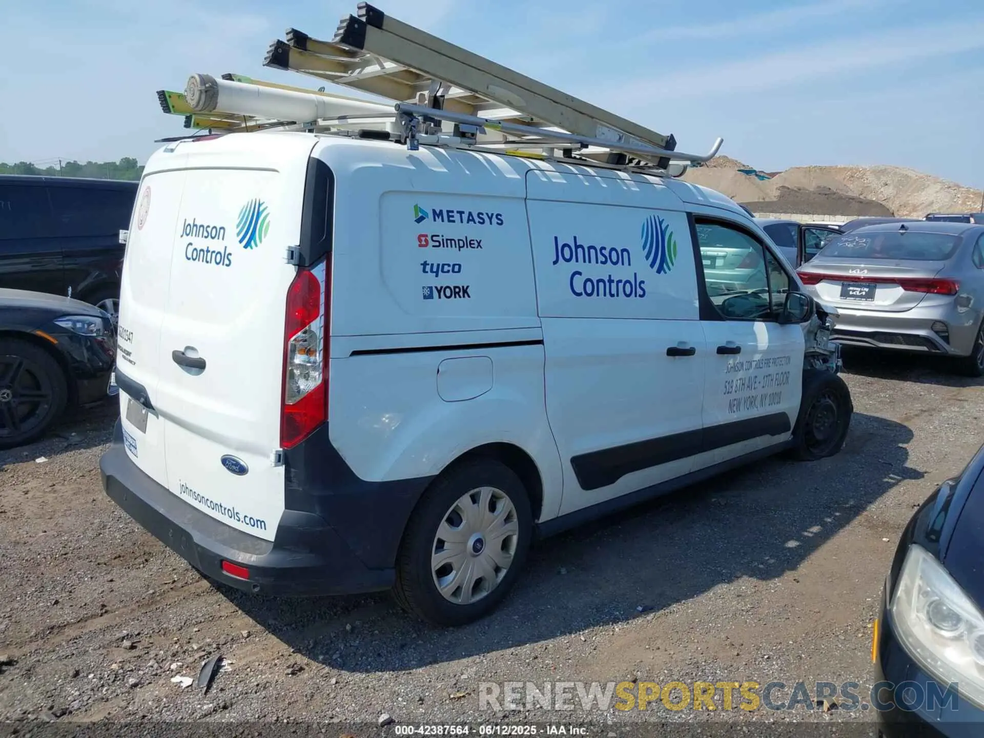 4 fotografías del automóvil dañado NM0LS7E2XL1457808 FORD TRANSIT CONNECT 2020