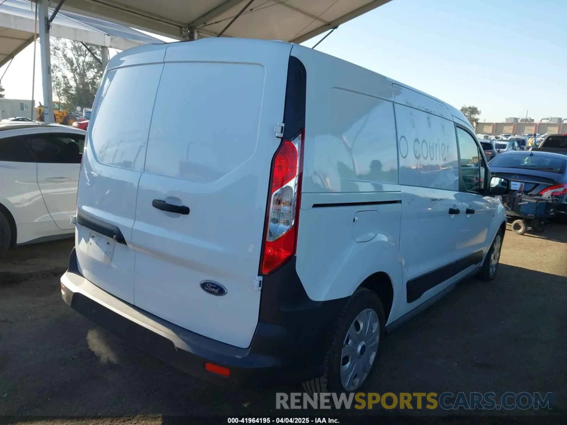 4 fotografías del automóvil dañado NM0LS7E2XL1479999 FORD TRANSIT CONNECT 2020