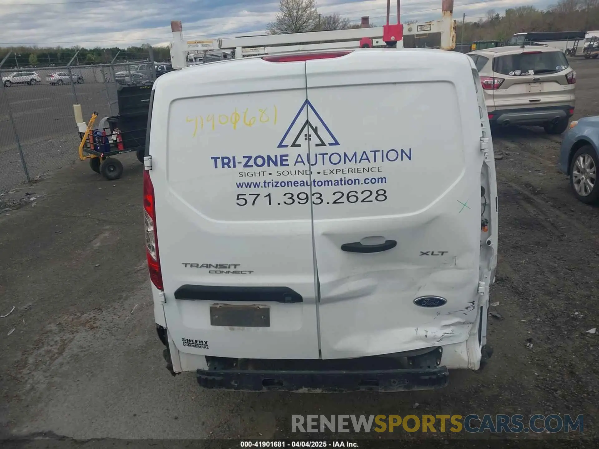 16 fotografías del automóvil dañado NM0LS7F29L1468572 FORD TRANSIT CONNECT 2020