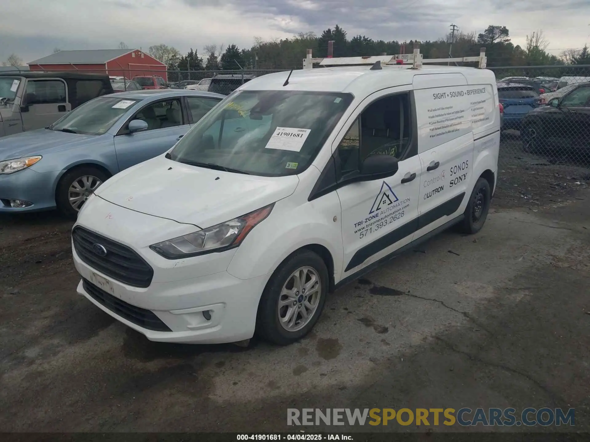 2 fotografías del automóvil dañado NM0LS7F29L1468572 FORD TRANSIT CONNECT 2020