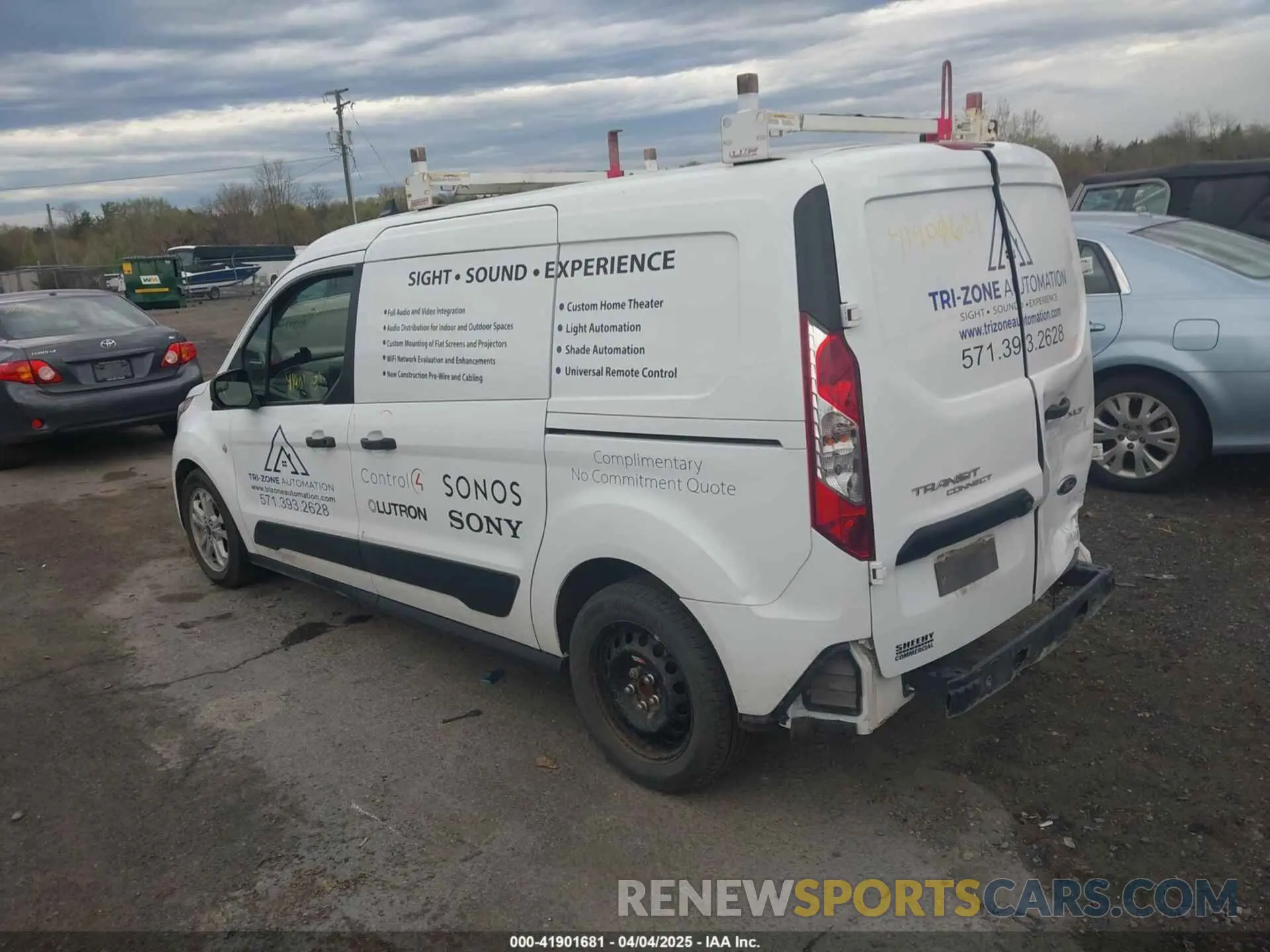 3 fotografías del automóvil dañado NM0LS7F29L1468572 FORD TRANSIT CONNECT 2020