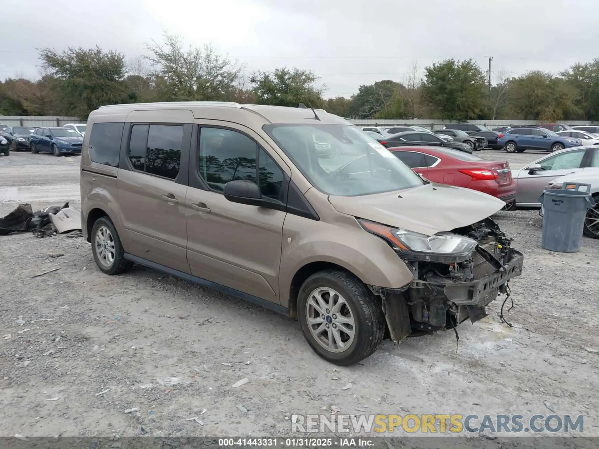 1 fotografías del automóvil dañado NM0GE9F22M1483551 FORD TRANSIT CONNECT 2021