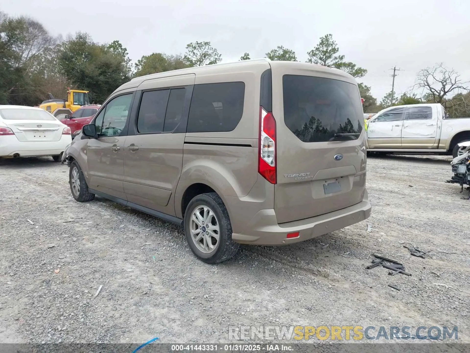 3 fotografías del automóvil dañado NM0GE9F22M1483551 FORD TRANSIT CONNECT 2021