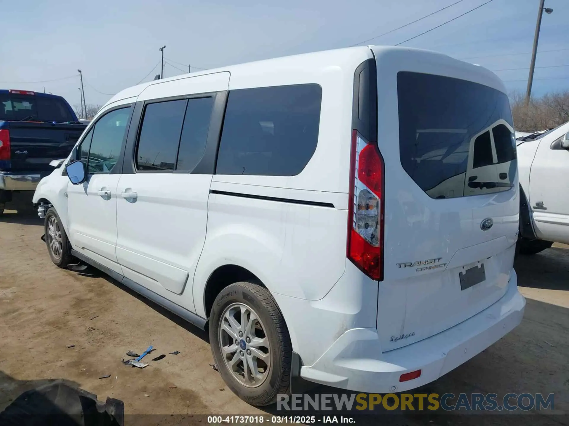 3 fotografías del automóvil dañado NM0GE9F25M1494107 FORD TRANSIT CONNECT 2021