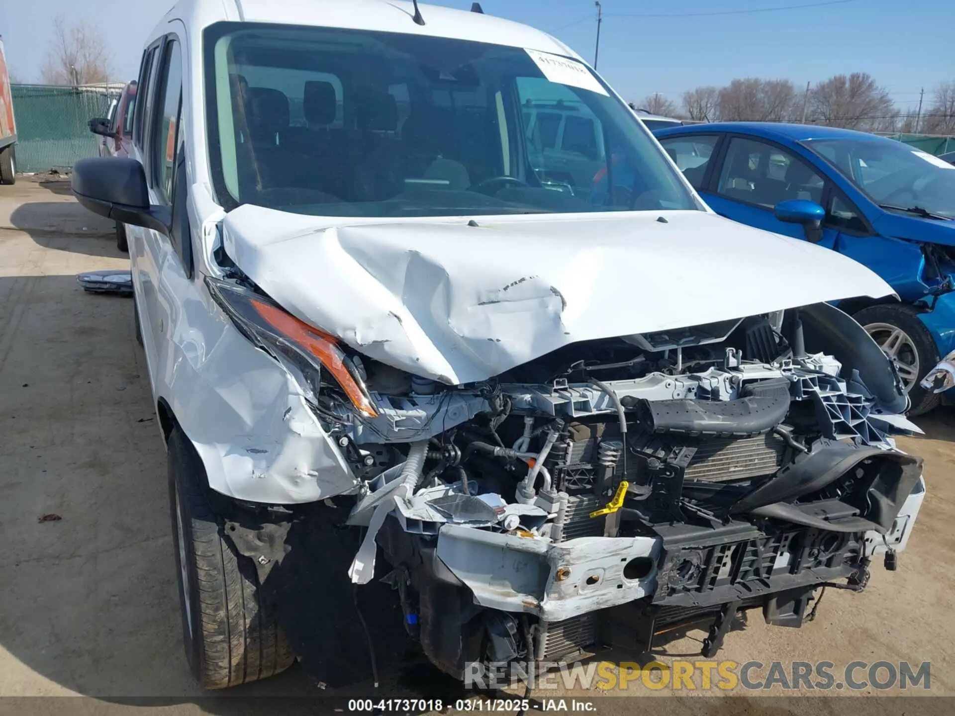 6 fotografías del automóvil dañado NM0GE9F25M1494107 FORD TRANSIT CONNECT 2021