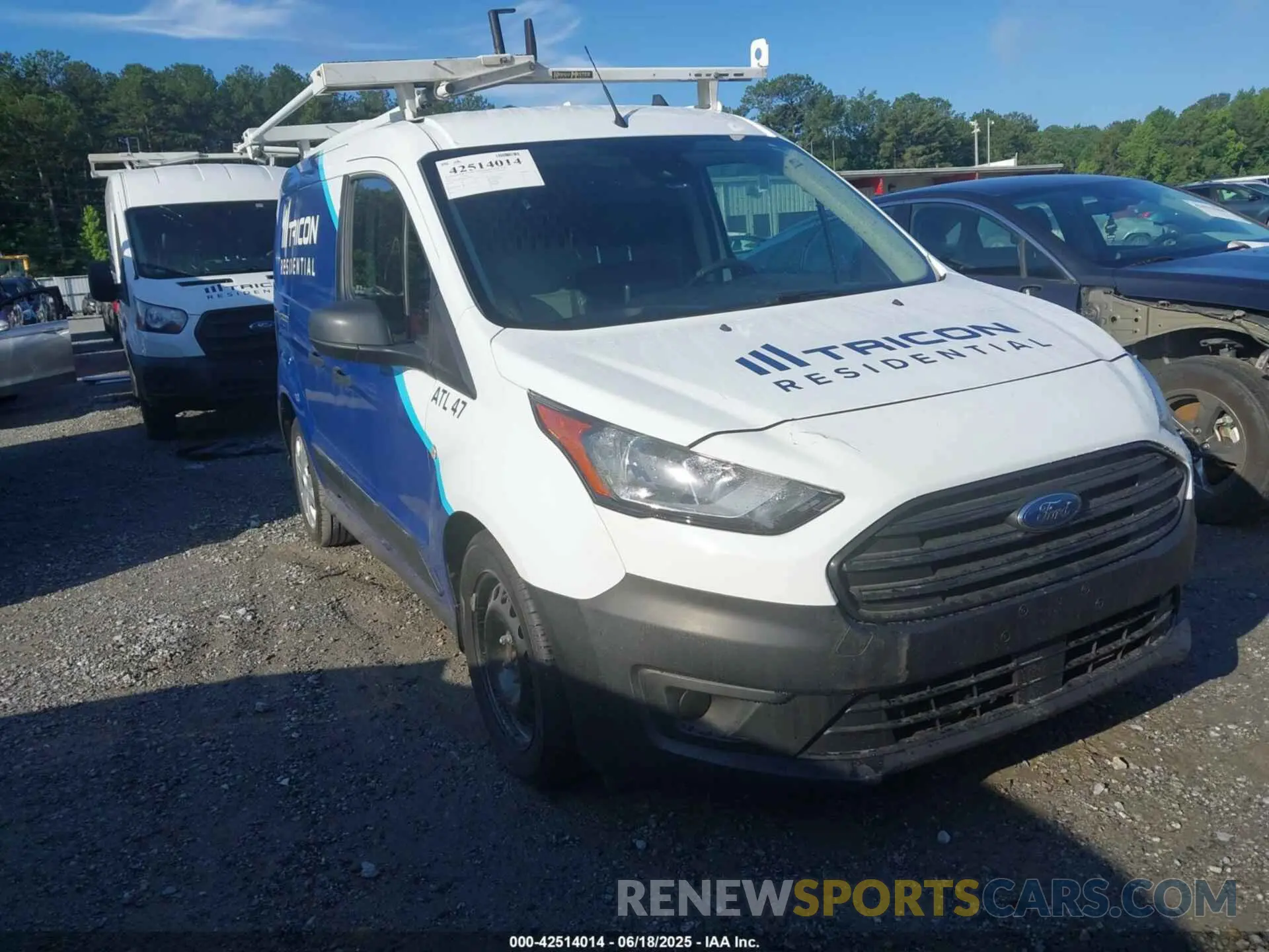 1 fotografías del automóvil dañado NM0LS6E27M1488977 FORD TRANSIT CONNECT 2021