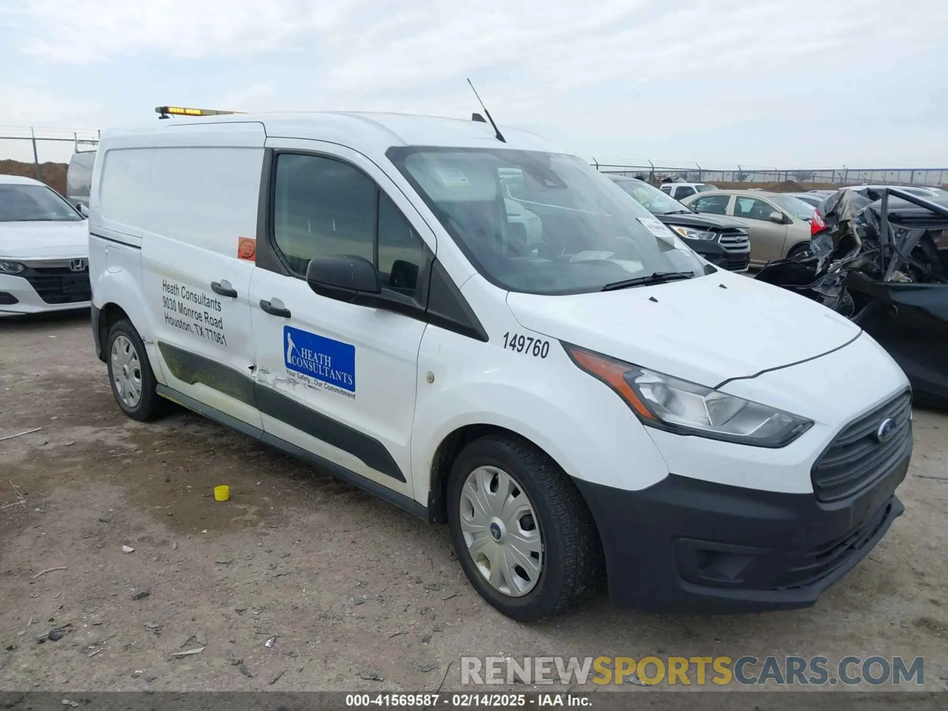 1 fotografías del automóvil dañado NM0LS7E20M1498790 FORD TRANSIT CONNECT 2021