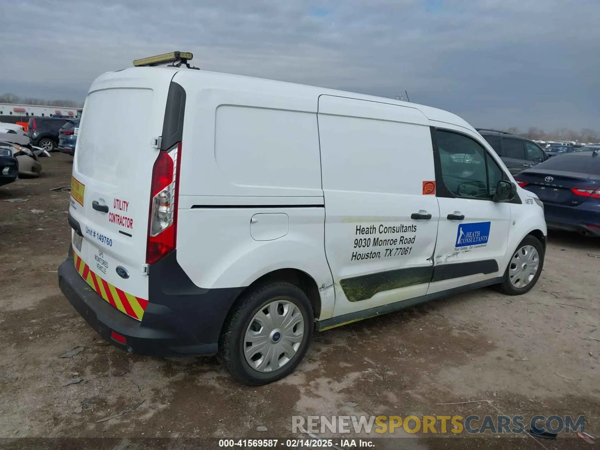 4 fotografías del automóvil dañado NM0LS7E20M1498790 FORD TRANSIT CONNECT 2021