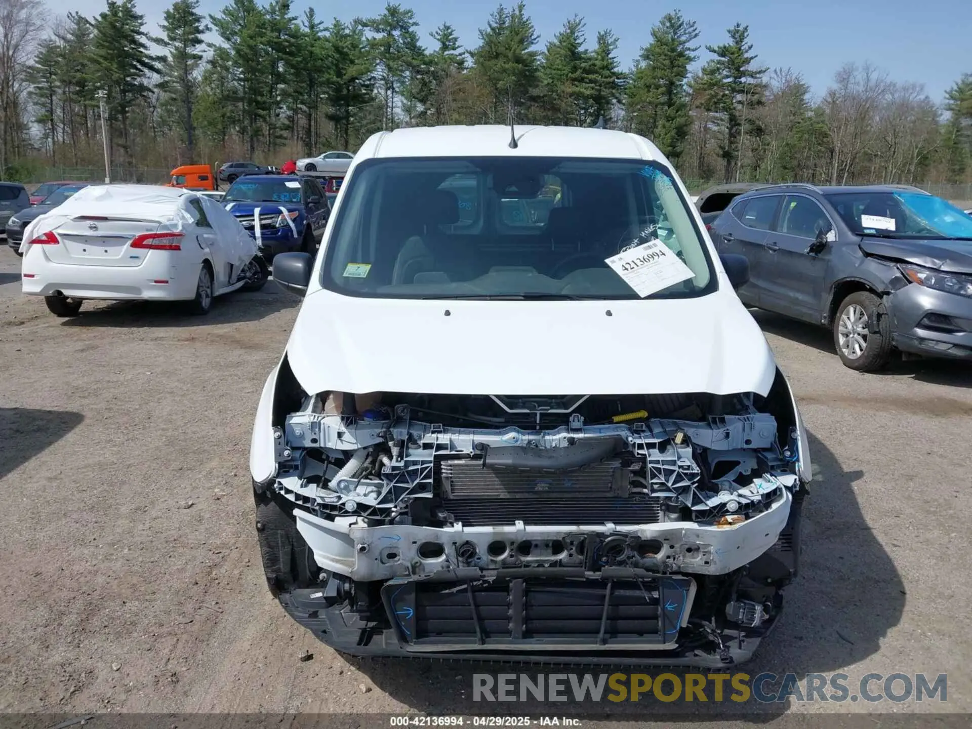 13 fotografías del automóvil dañado NM0LS7E28M1503959 FORD TRANSIT CONNECT 2021