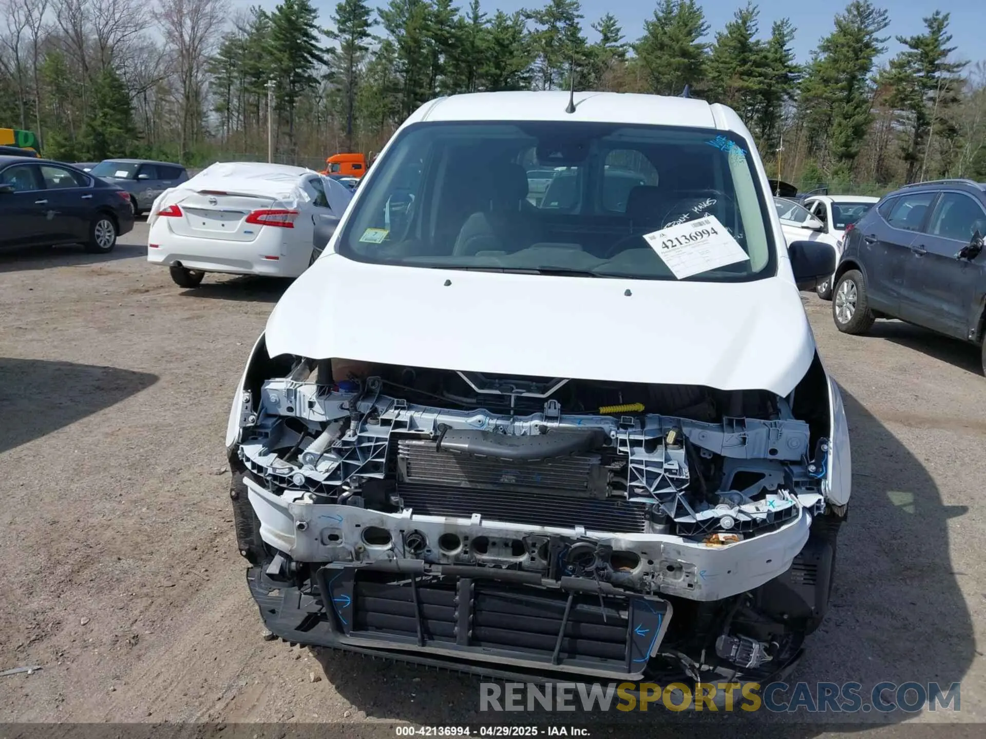 6 fotografías del automóvil dañado NM0LS7E28M1503959 FORD TRANSIT CONNECT 2021
