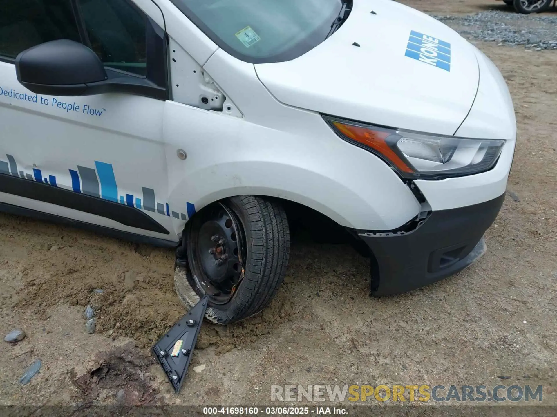 6 fotografías del automóvil dañado NM0LS7E2XM1489997 FORD TRANSIT CONNECT 2021