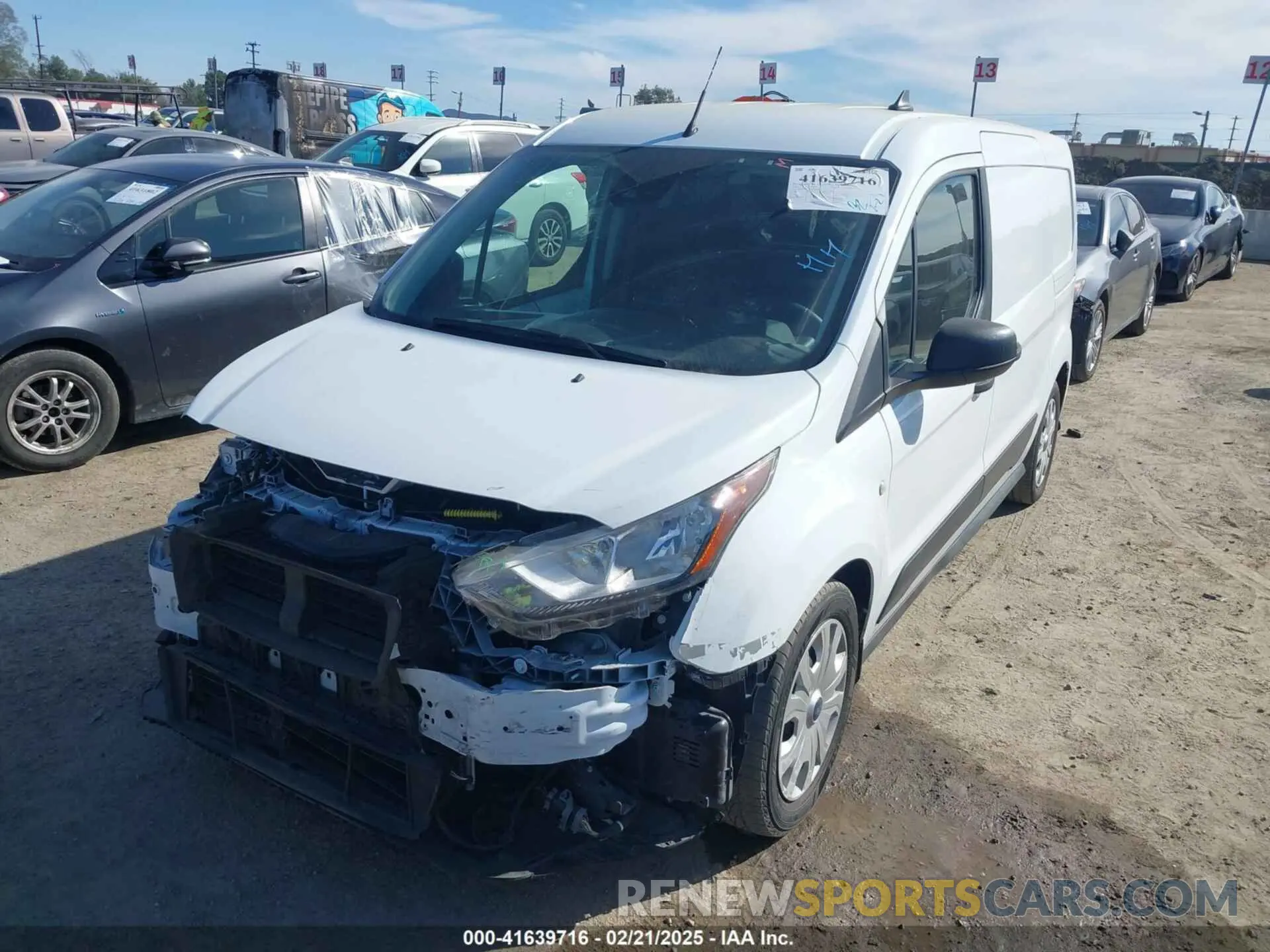 2 fotografías del automóvil dañado NM0LS7F26M1497626 FORD TRANSIT CONNECT 2021