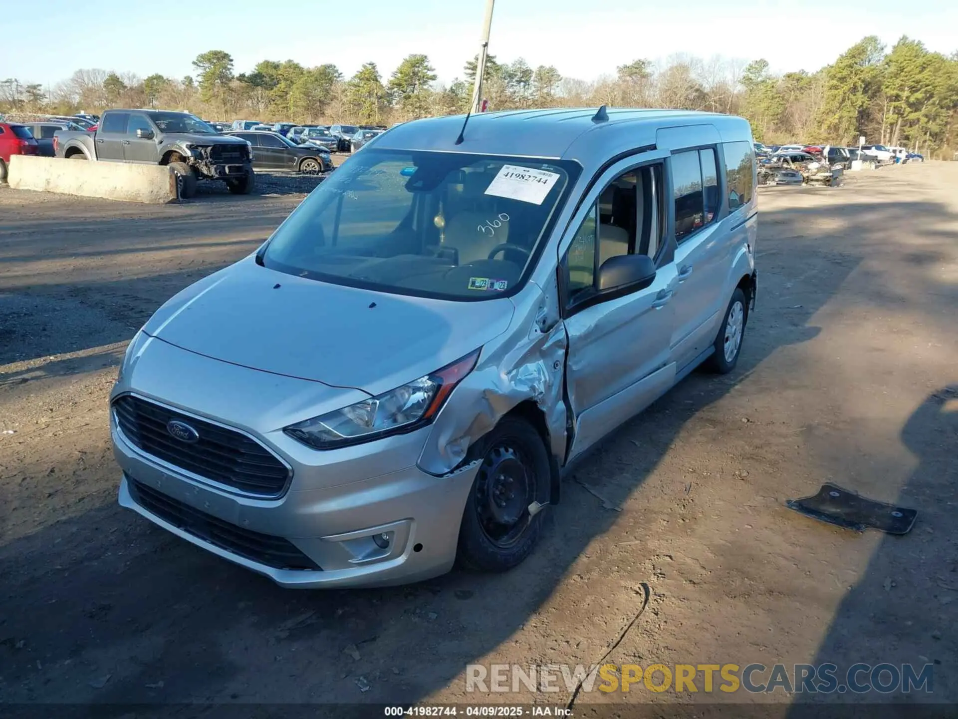 2 fotografías del automóvil dañado NM0GE9F26N1541310 FORD TRANSIT CONNECT 2022
