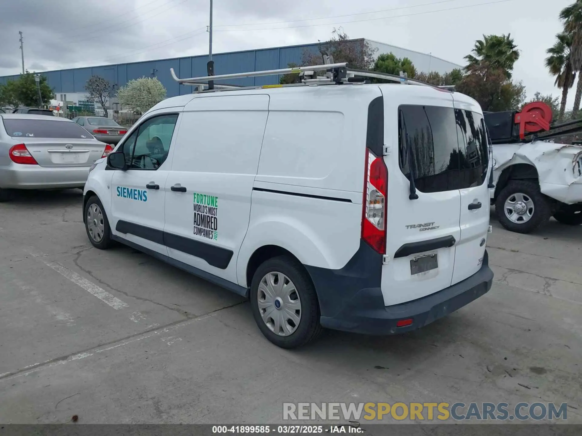 3 fotografías del automóvil dañado NM0LS7S28N1518287 FORD TRANSIT CONNECT 2022