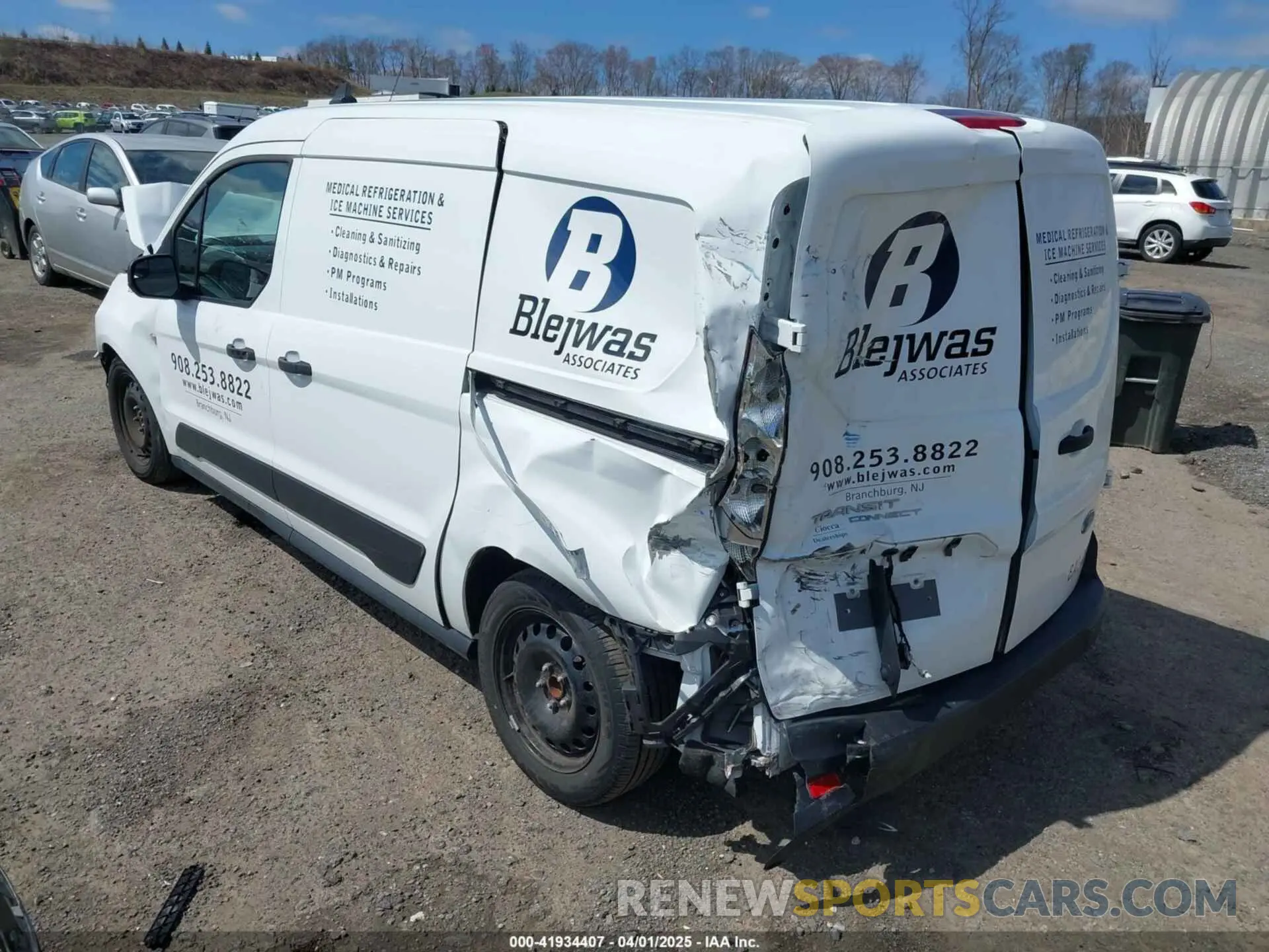 3 fotografías del automóvil dañado NM0LS7S28N1538250 FORD TRANSIT CONNECT 2022