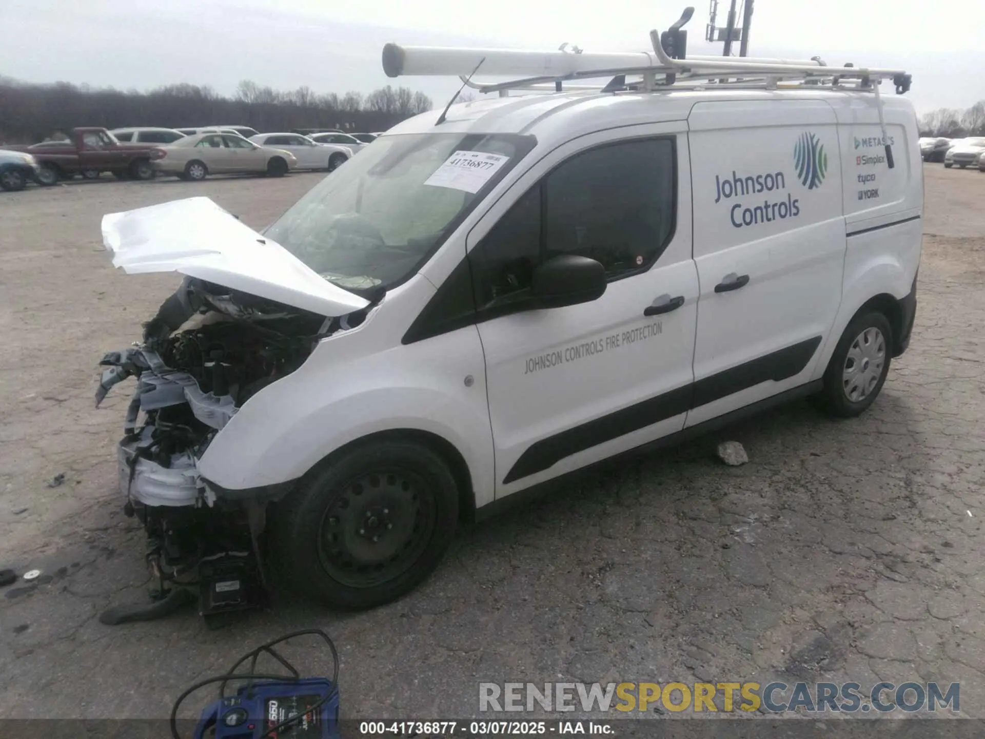 2 fotografías del automóvil dañado NM0LS7S2XN1543014 FORD TRANSIT CONNECT 2022
