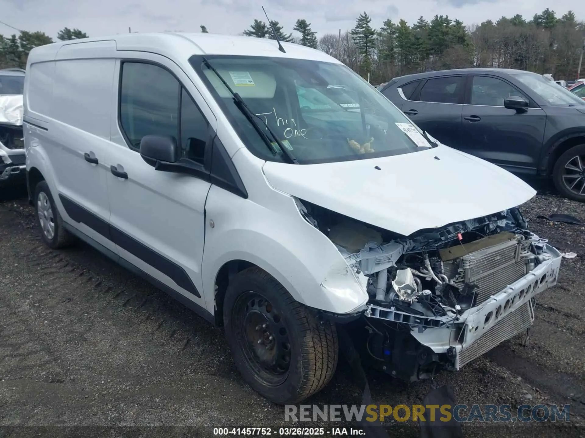 1 fotografías del automóvil dañado NM0LS7S78N1517636 FORD TRANSIT CONNECT 2022